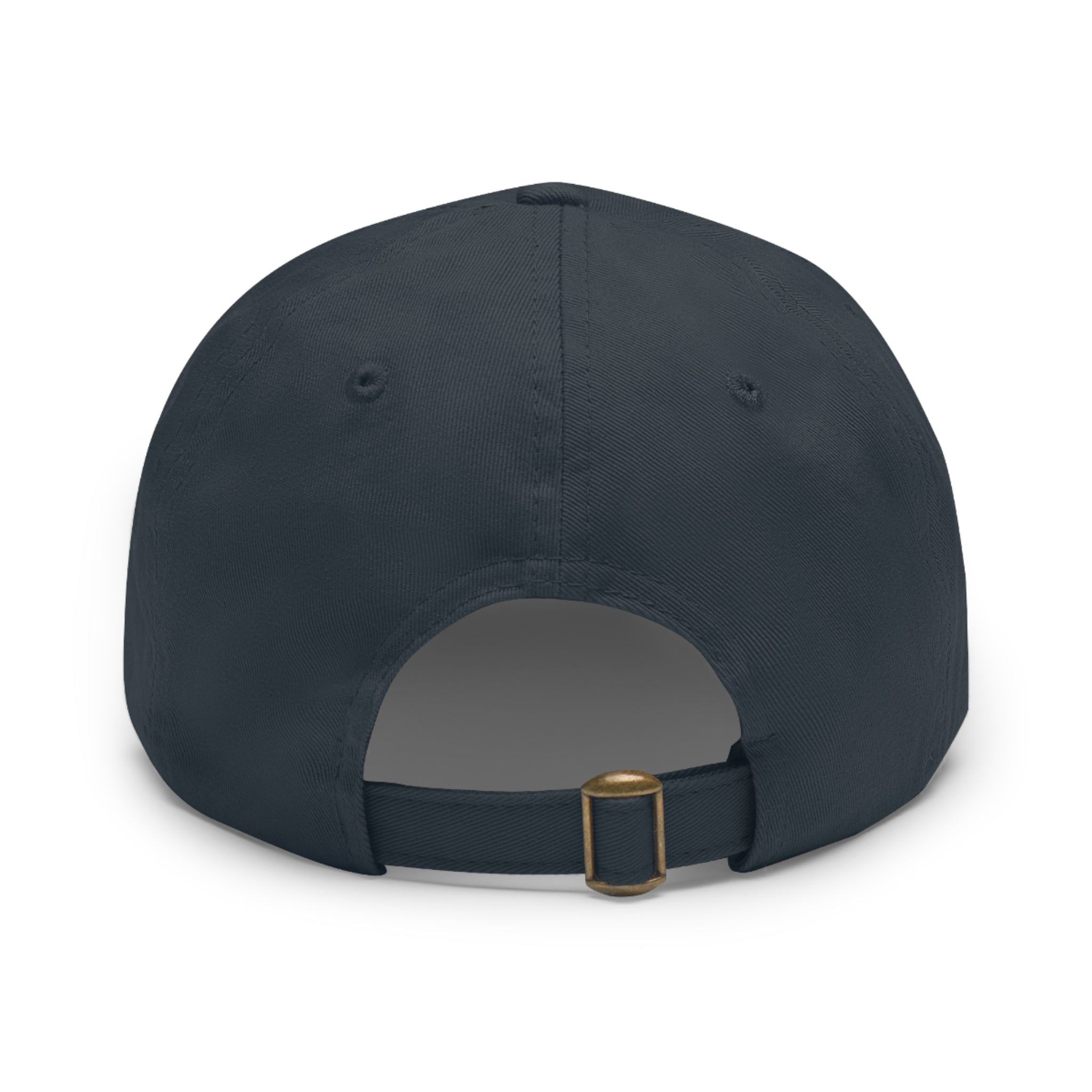 Battle Flag Hat with Leather Patch - Red Emblem