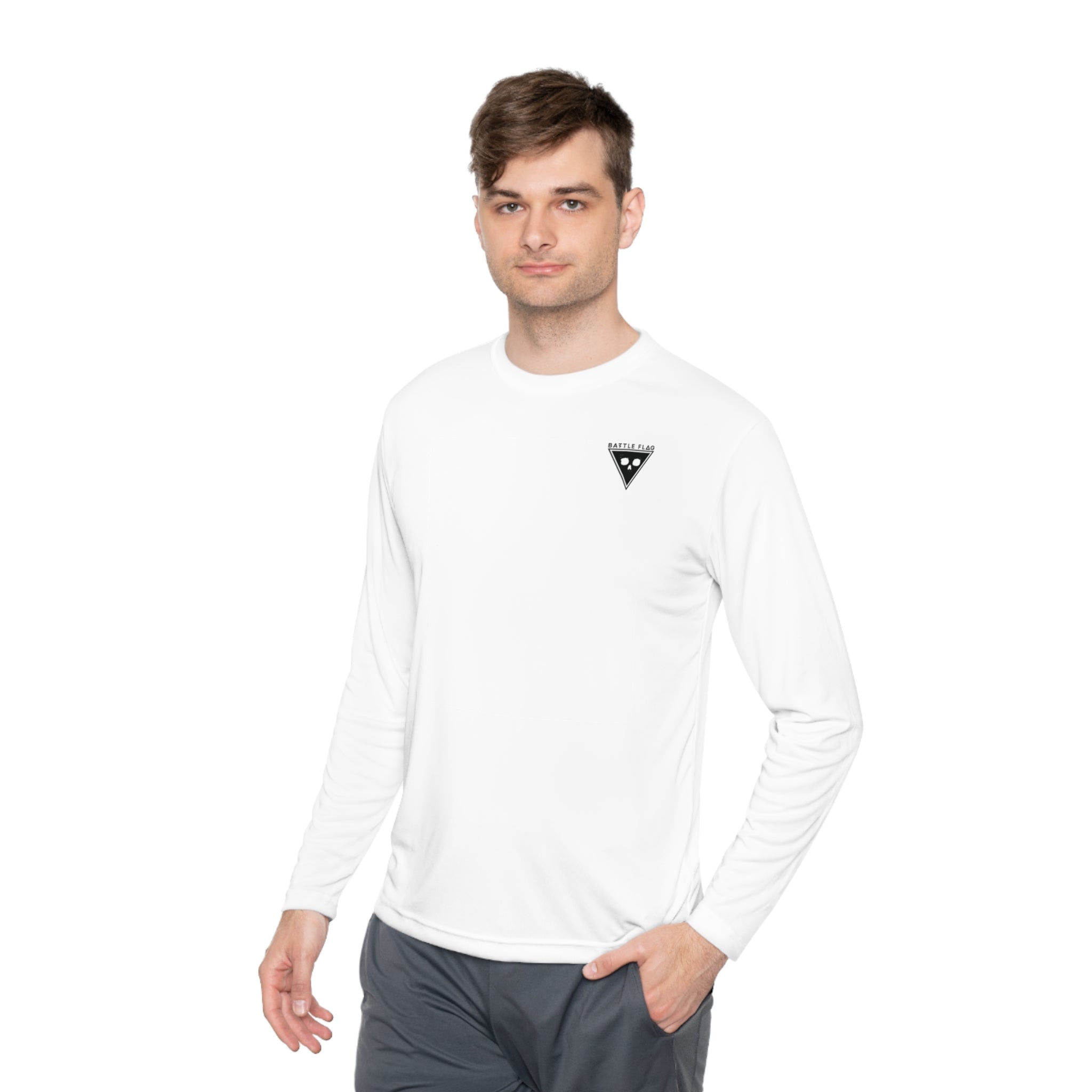 Battle Flag Unisex Lightweight Sport Top - Small Black Emblem