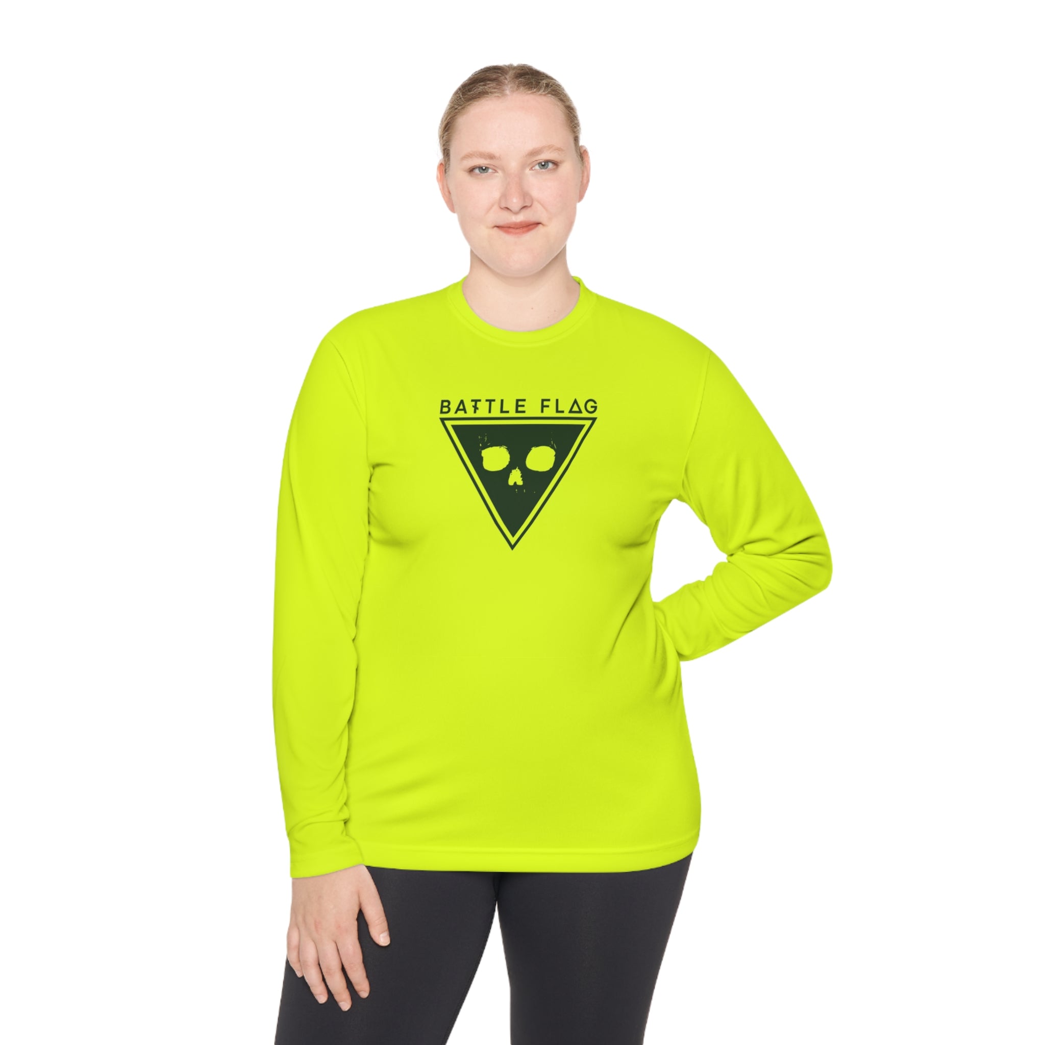 Battle Flag Unisex Lightweight Sport Top - Green Emblem