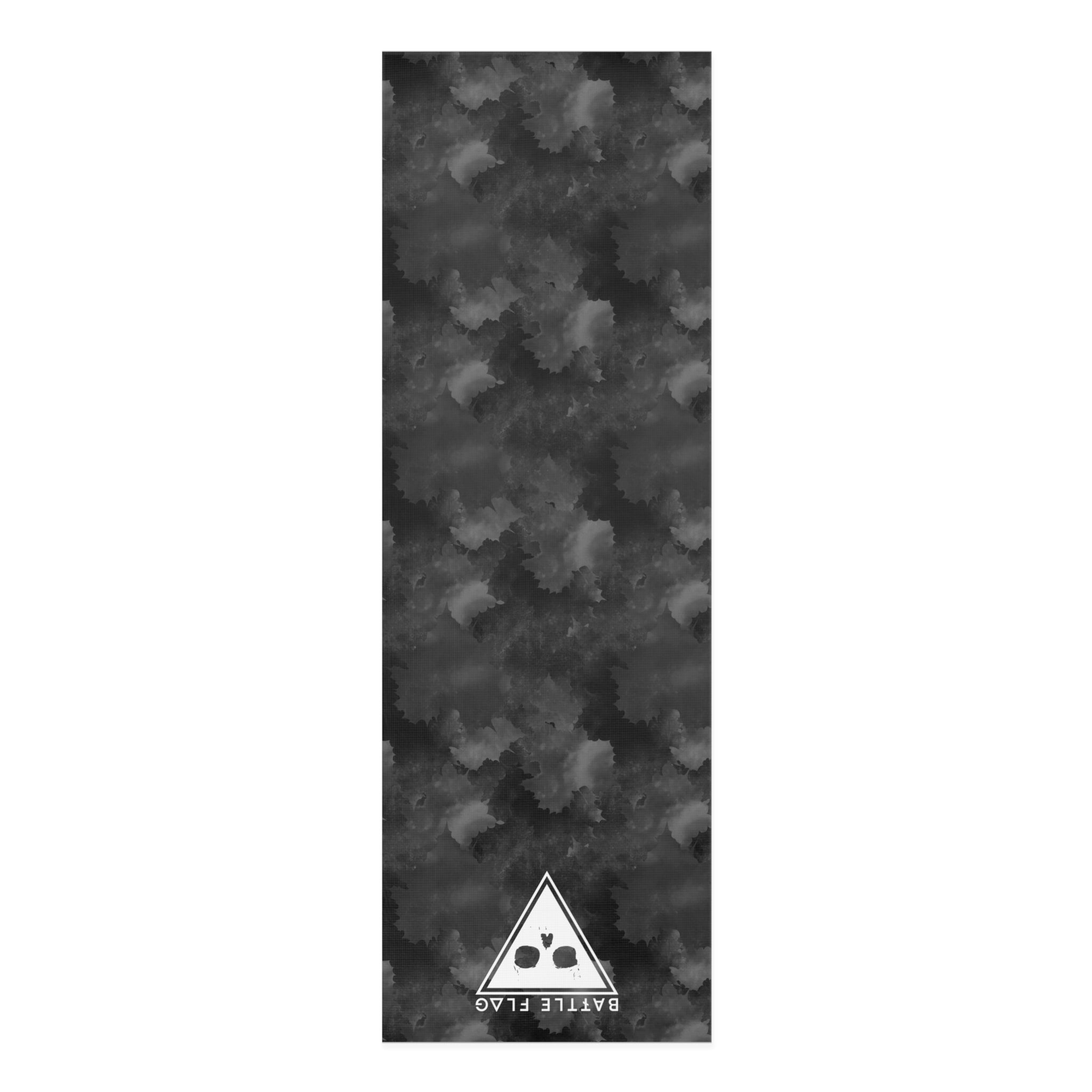 Battle Flag Leaf Print Foam Yoga Mat