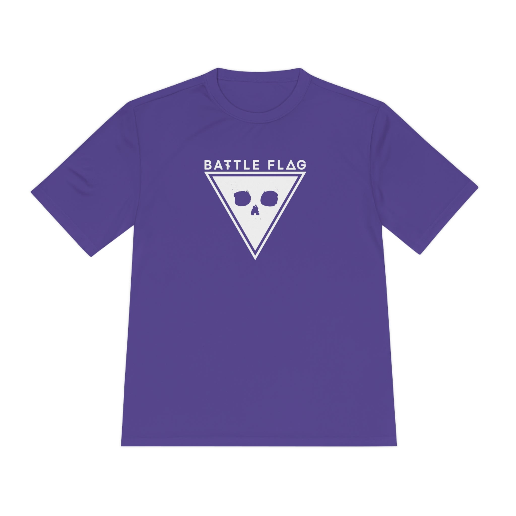 Battle Flag Unisex Moisture Wicking Tee - White Emblem