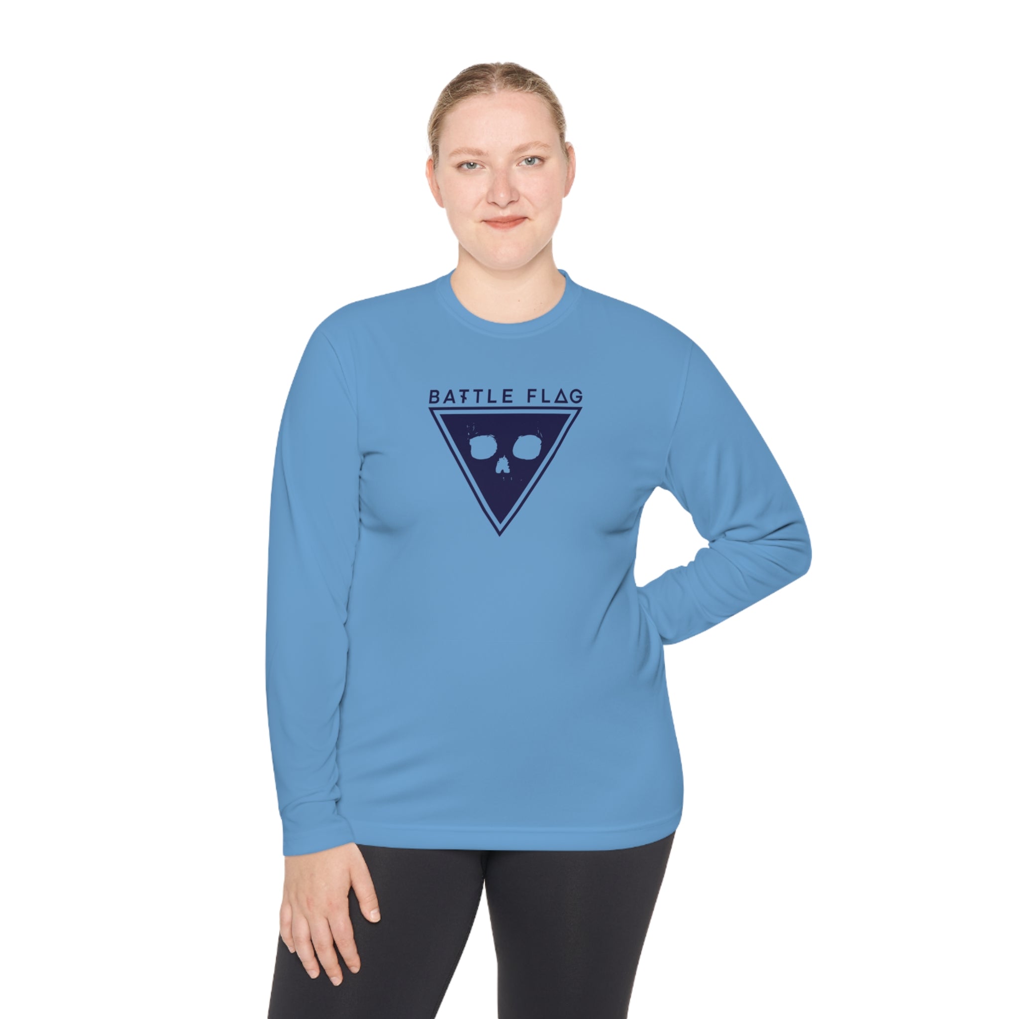 Battle Flag Unisex Lightweight Sport Top - Blue Emblem