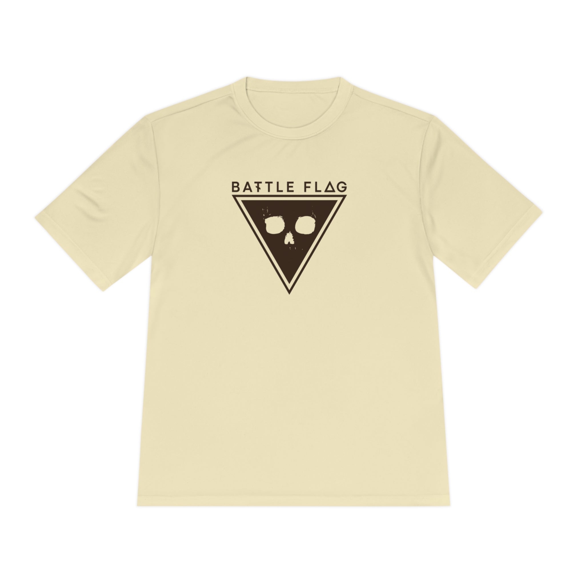 Battle Flag Unisex Moisture Wicking Tee - Brown Emblem