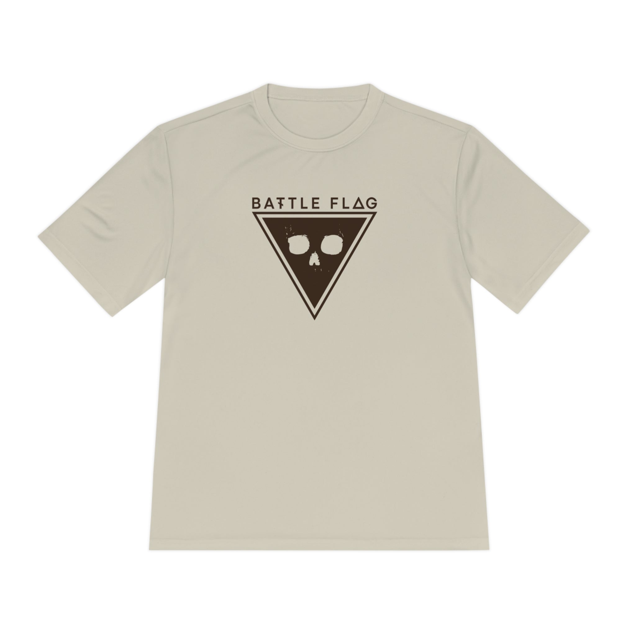 Battle Flag Unisex Moisture Wicking Tee - Brown Emblem