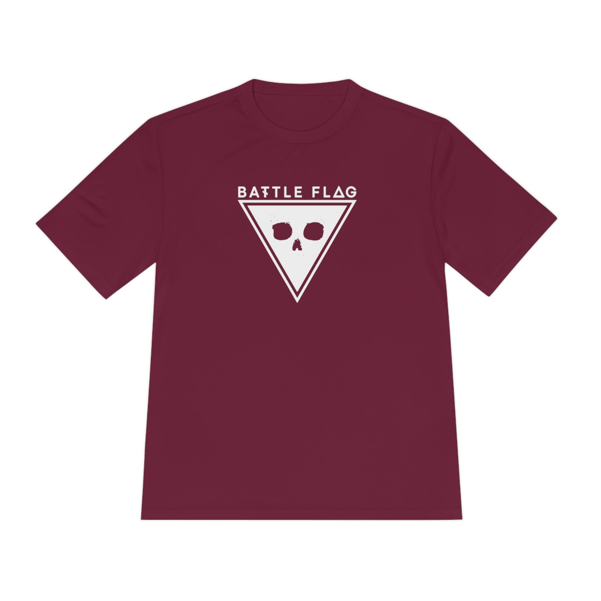 Battle Flag Unisex Moisture Wicking Tee - White Emblem