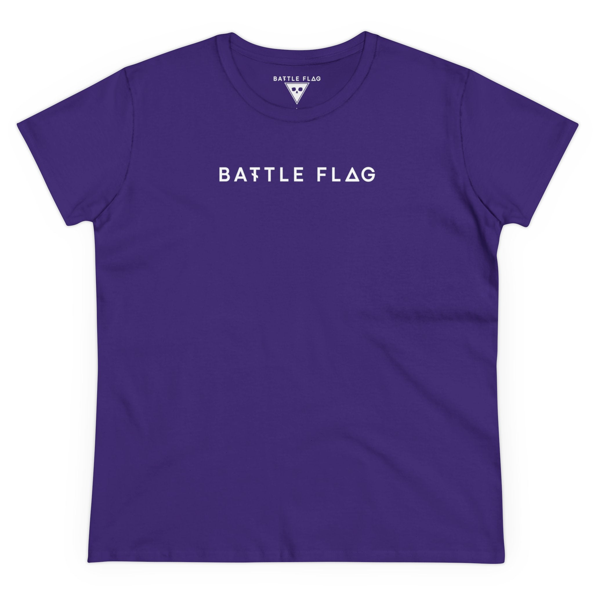 Battle Flag Women's Midweight Cotton Tee