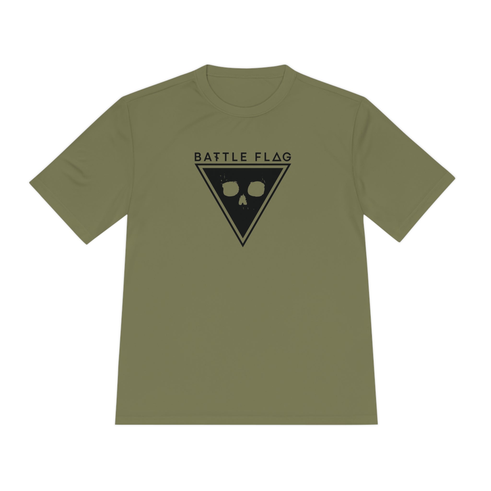 Battle Flag Unisex Moisture Wicking Tee - Black Emblem