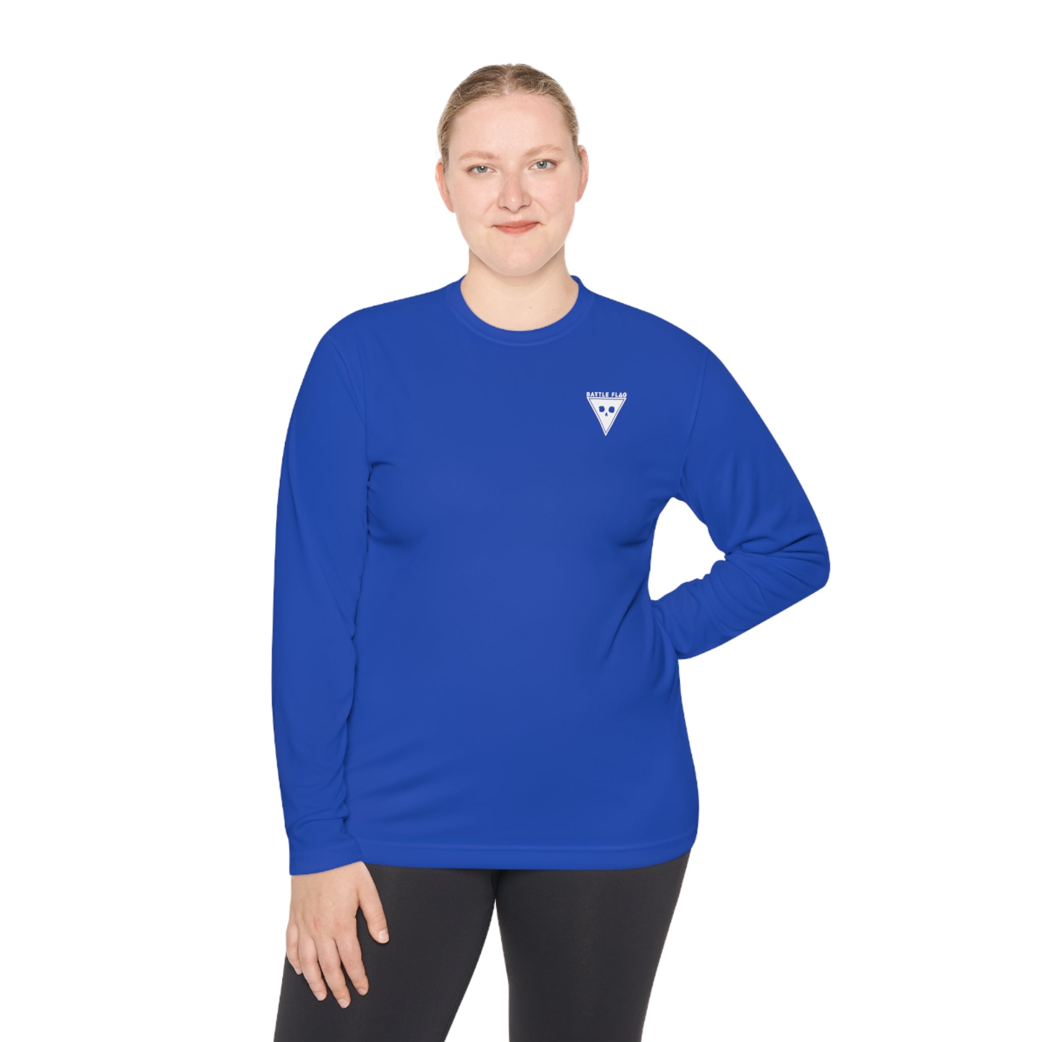 Battle Flag Unisex Lightweight Sport Top - Small White Emblem