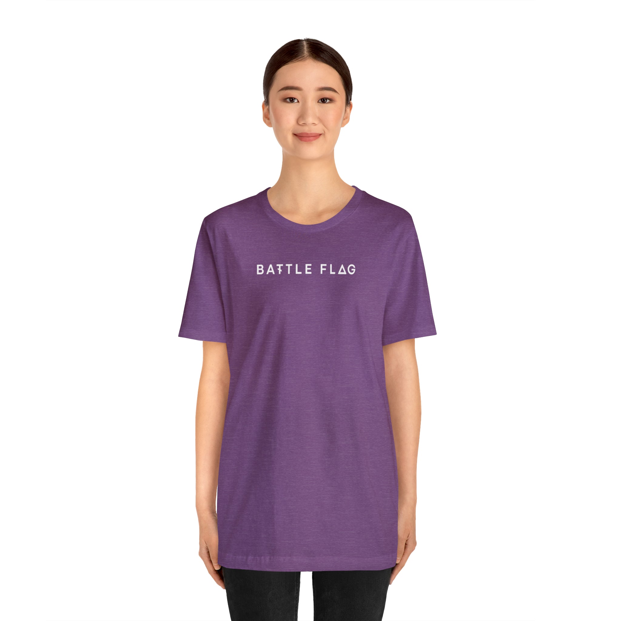Battle Flag Unisex Tee - Oversized Back Print