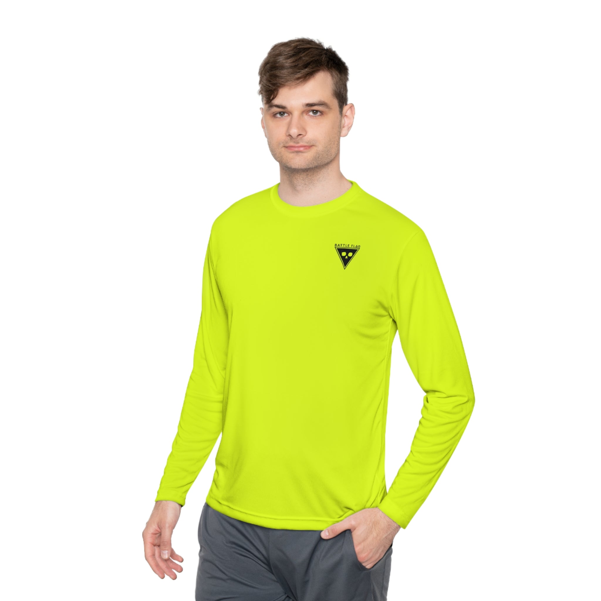 Battle Flag Unisex Lightweight Sport Top - Small Black Emblem