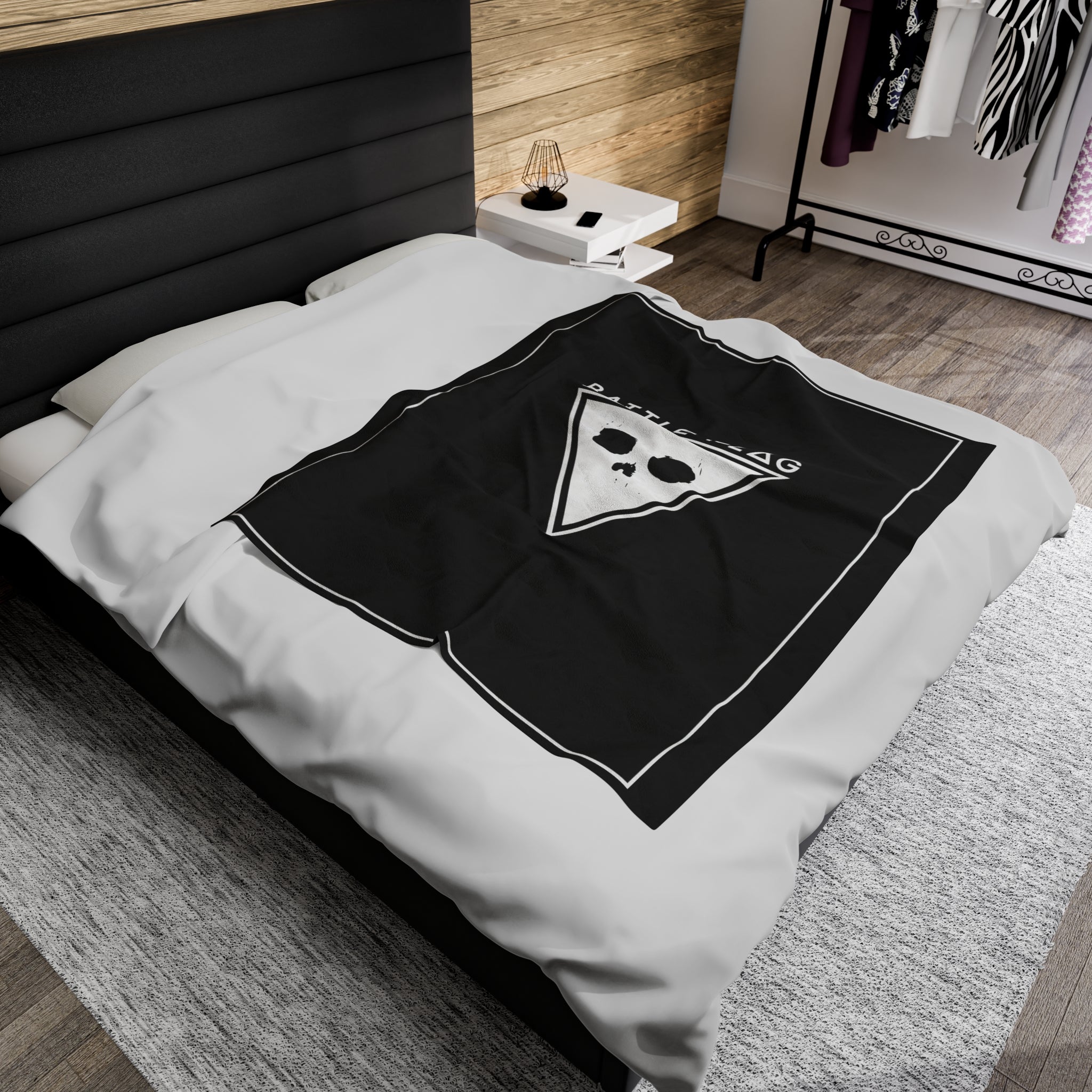 Battle Flag Velveteen Plush Blanket