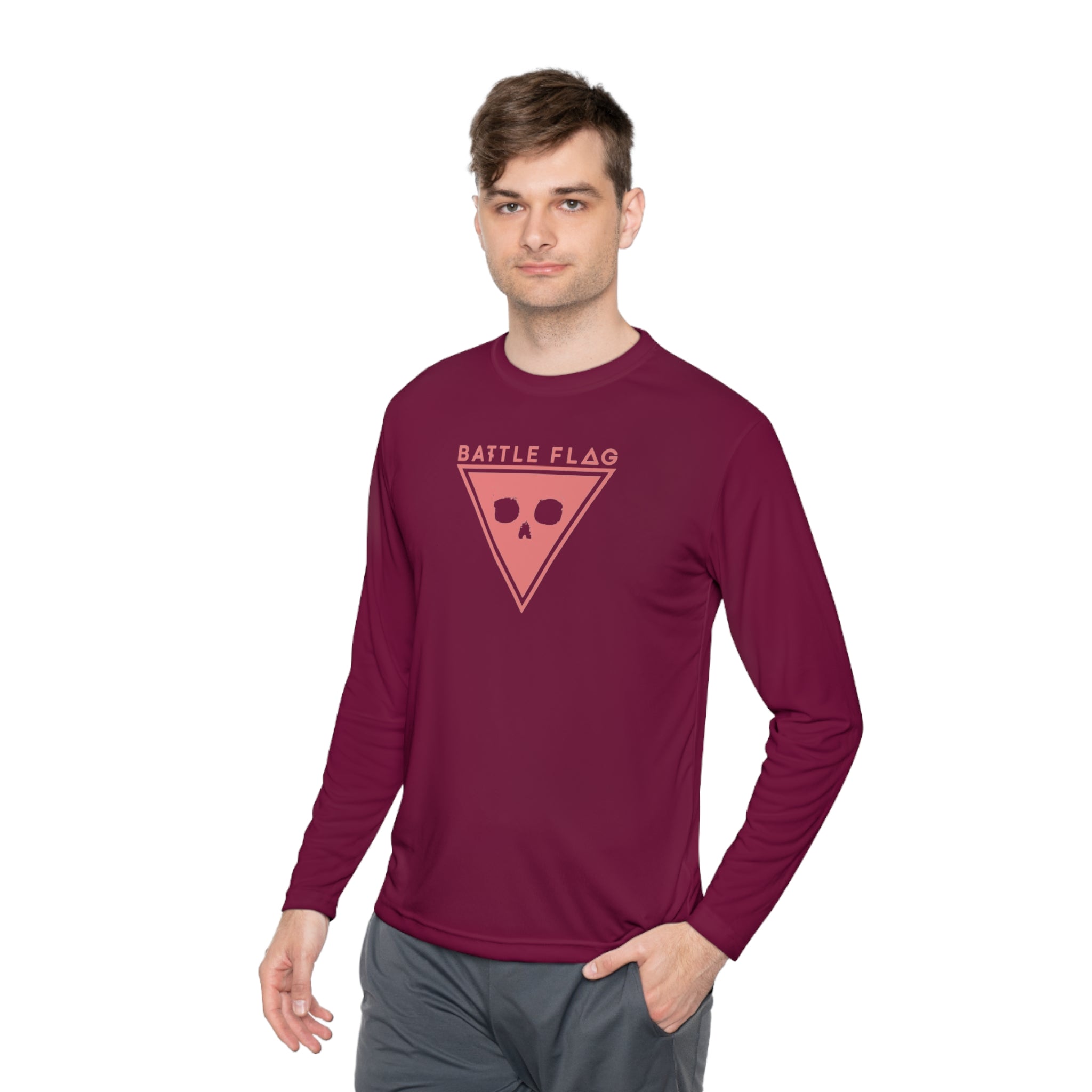 Battle Flag Unisex Lightweight Sport Top - Pink Emblem