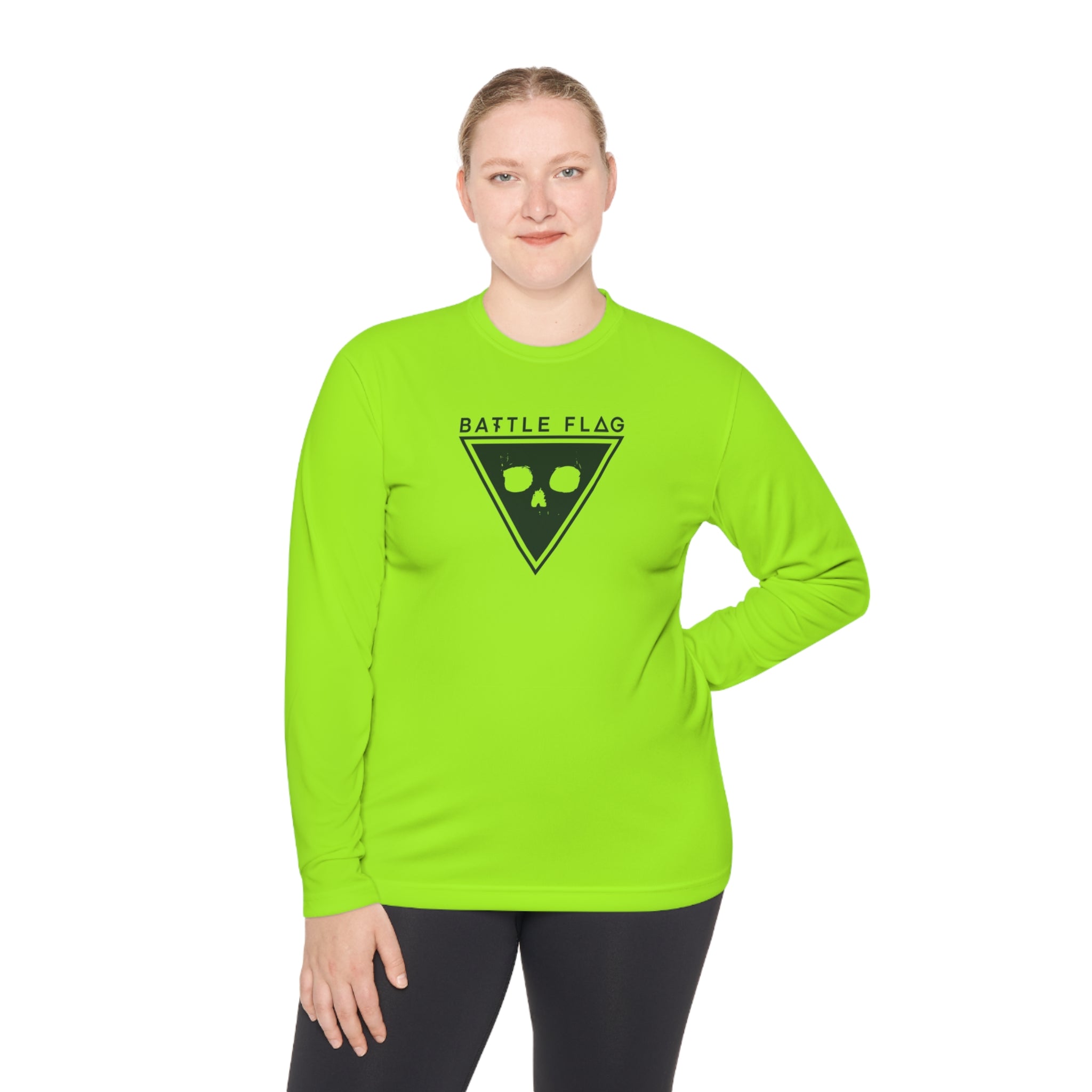 Battle Flag Unisex Lightweight Sport Top - Green Emblem