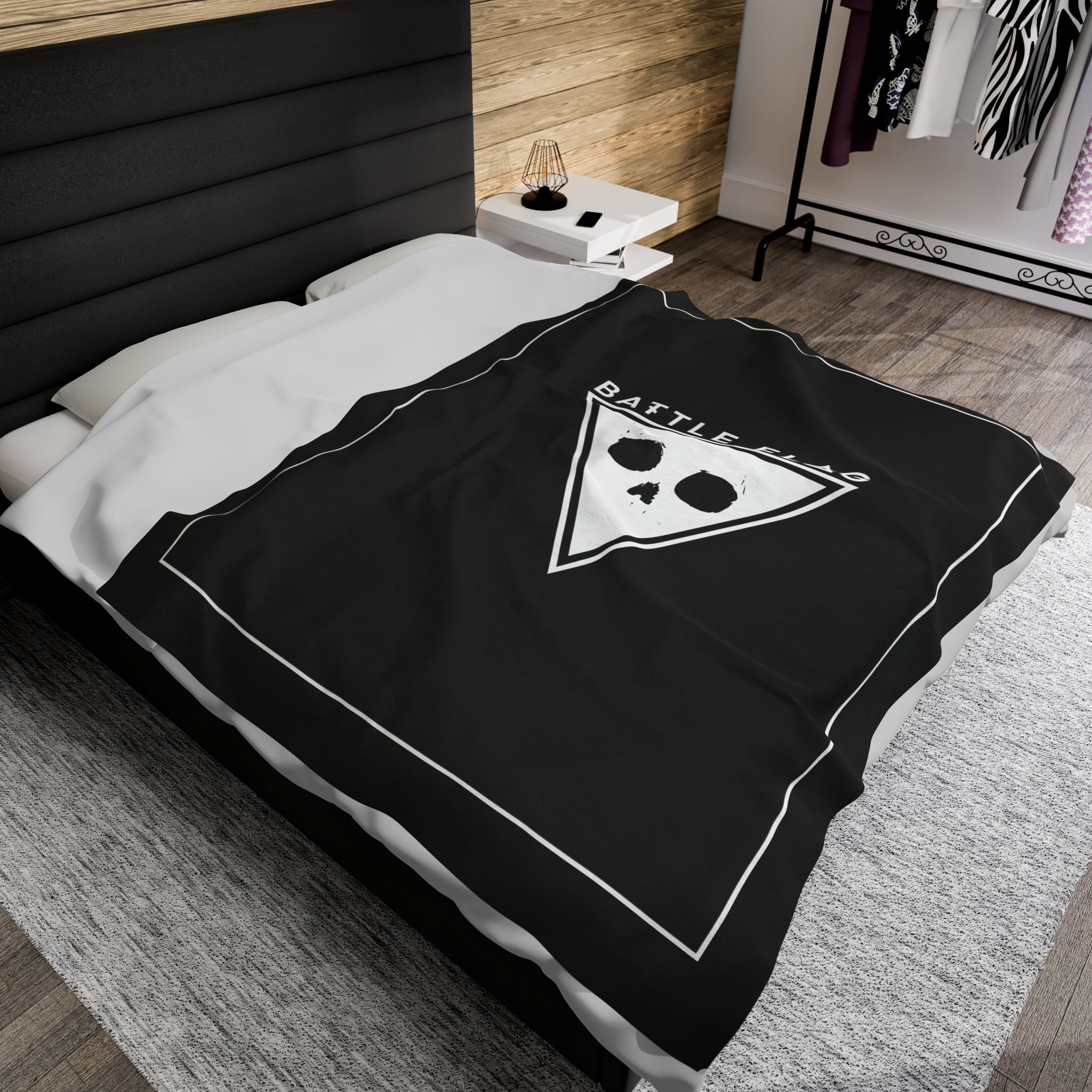 Battle Flag Velveteen Plush Blanket