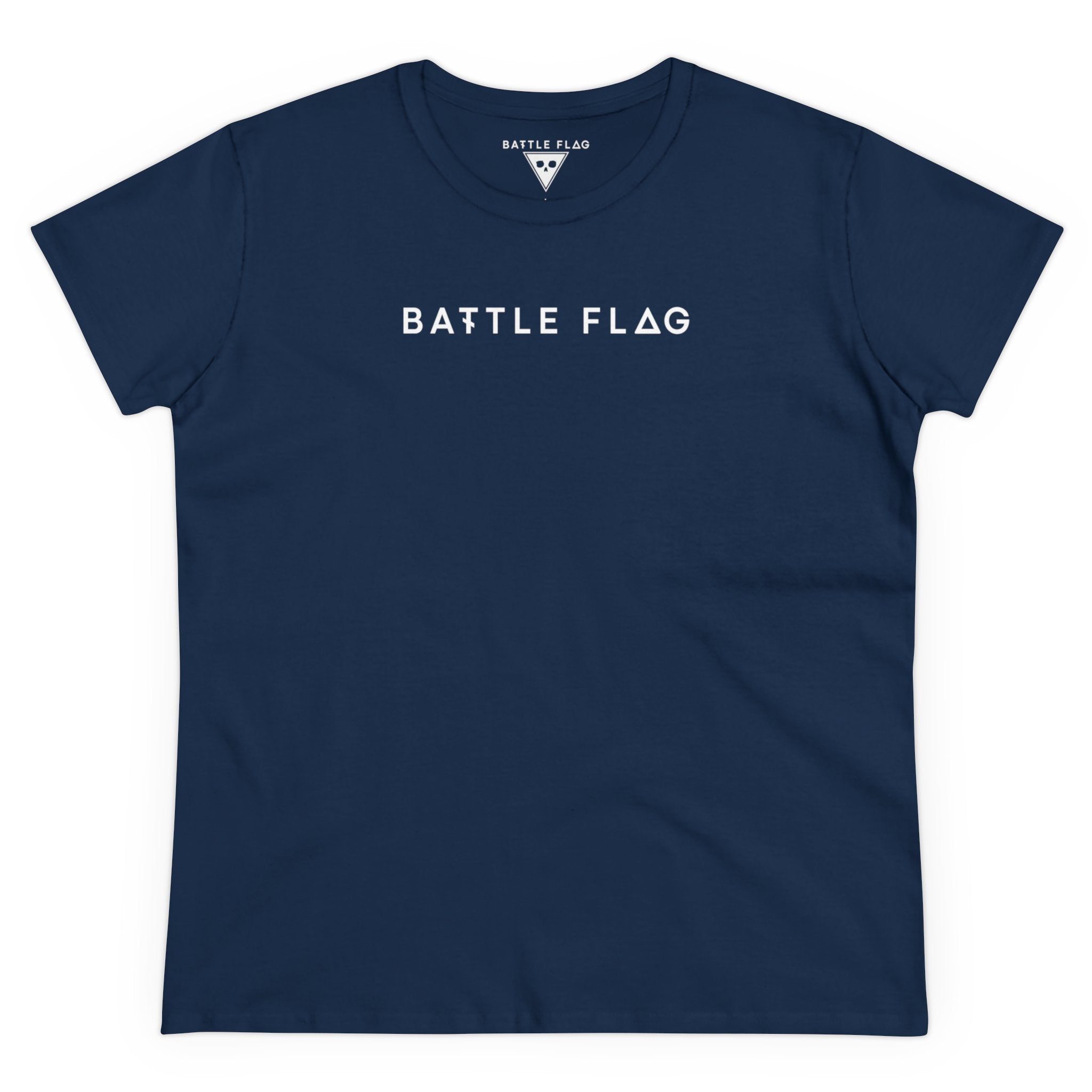 Battle Flag Women's Midweight Cotton Tee