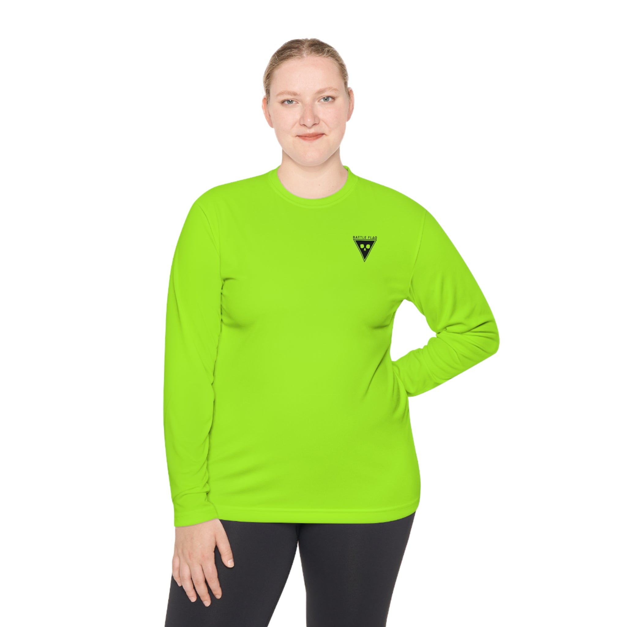 Battle Flag Unisex Lightweight Sport Top - Small Black Emblem