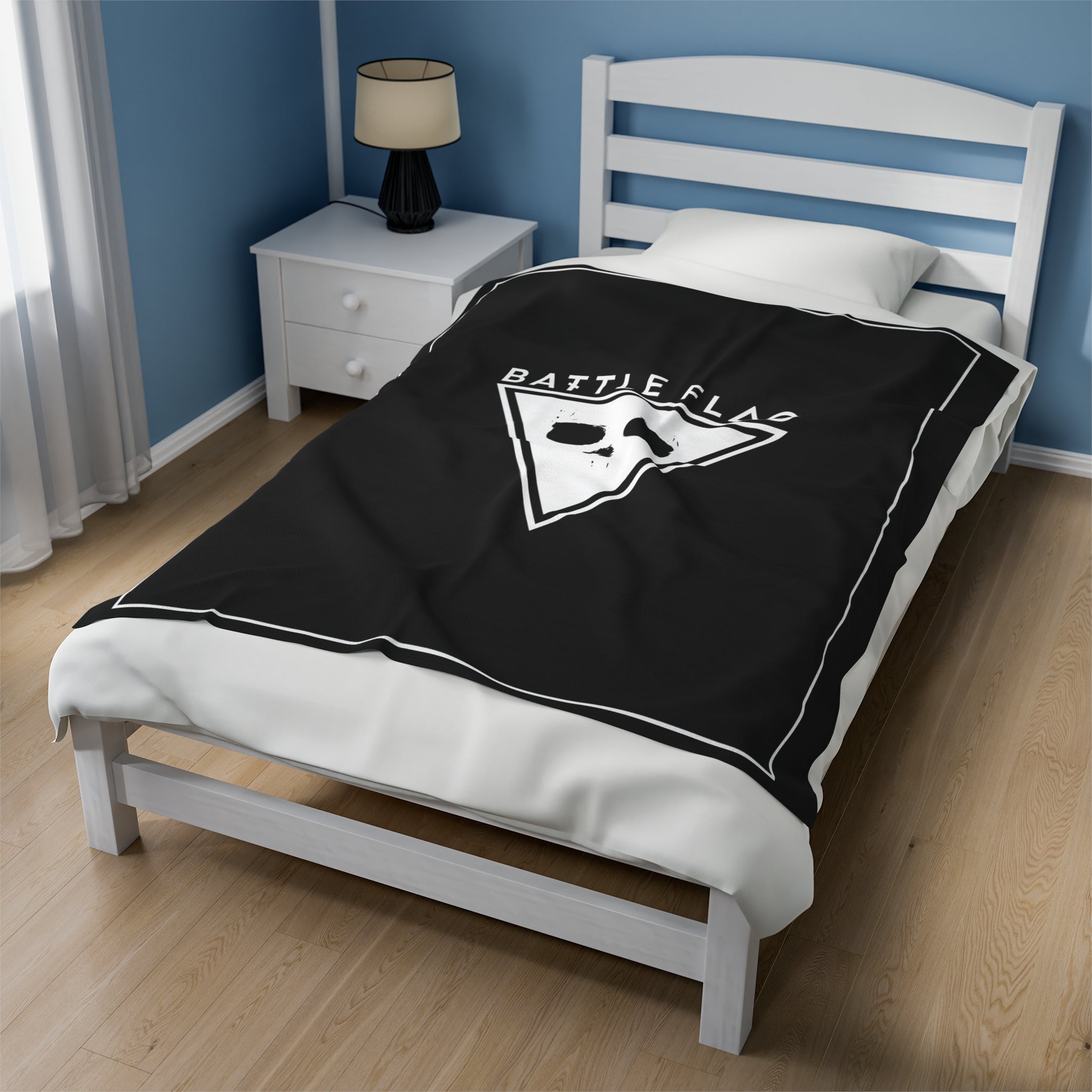 Battle Flag Velveteen Plush Blanket