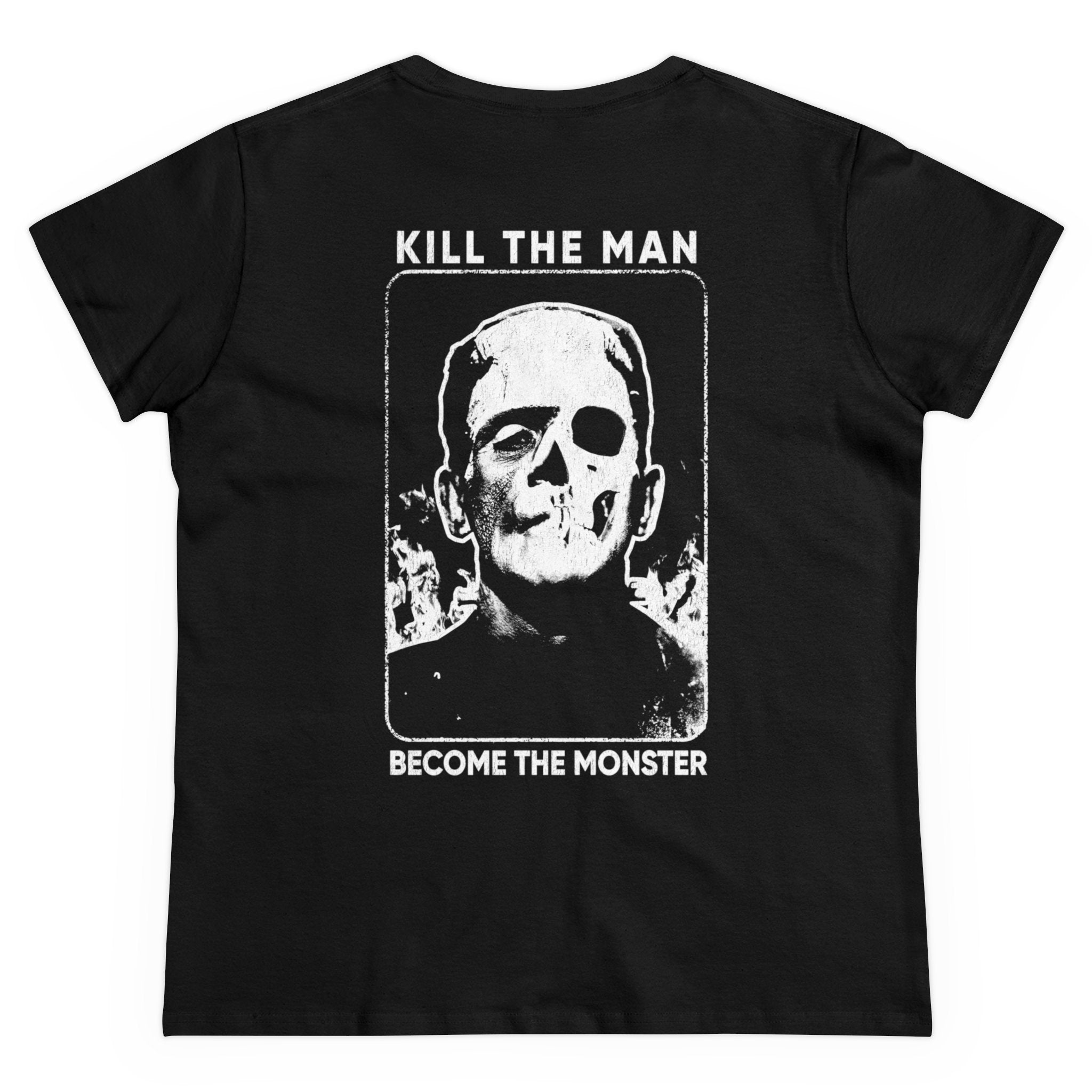 'Become the Monster' Women's Midweight Cotton Tee