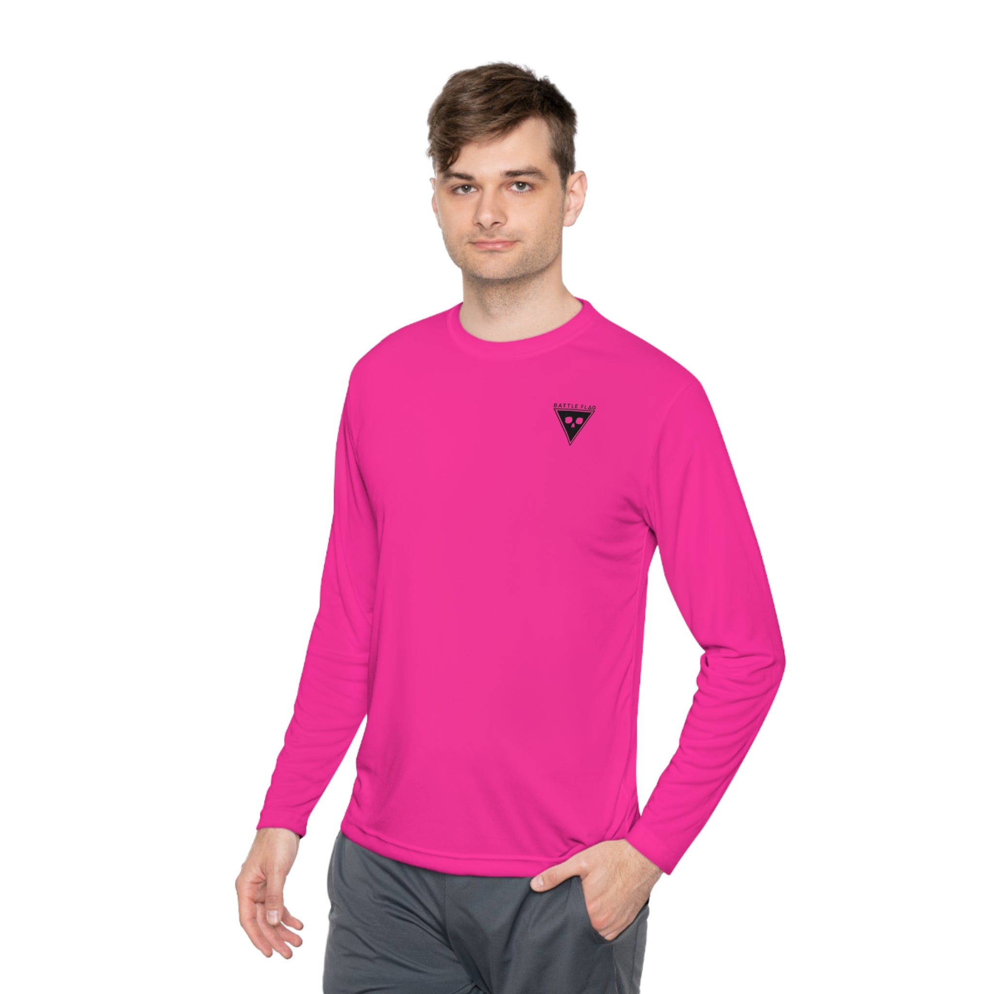 Battle Flag Unisex Lightweight Sport Top - Small Black Emblem