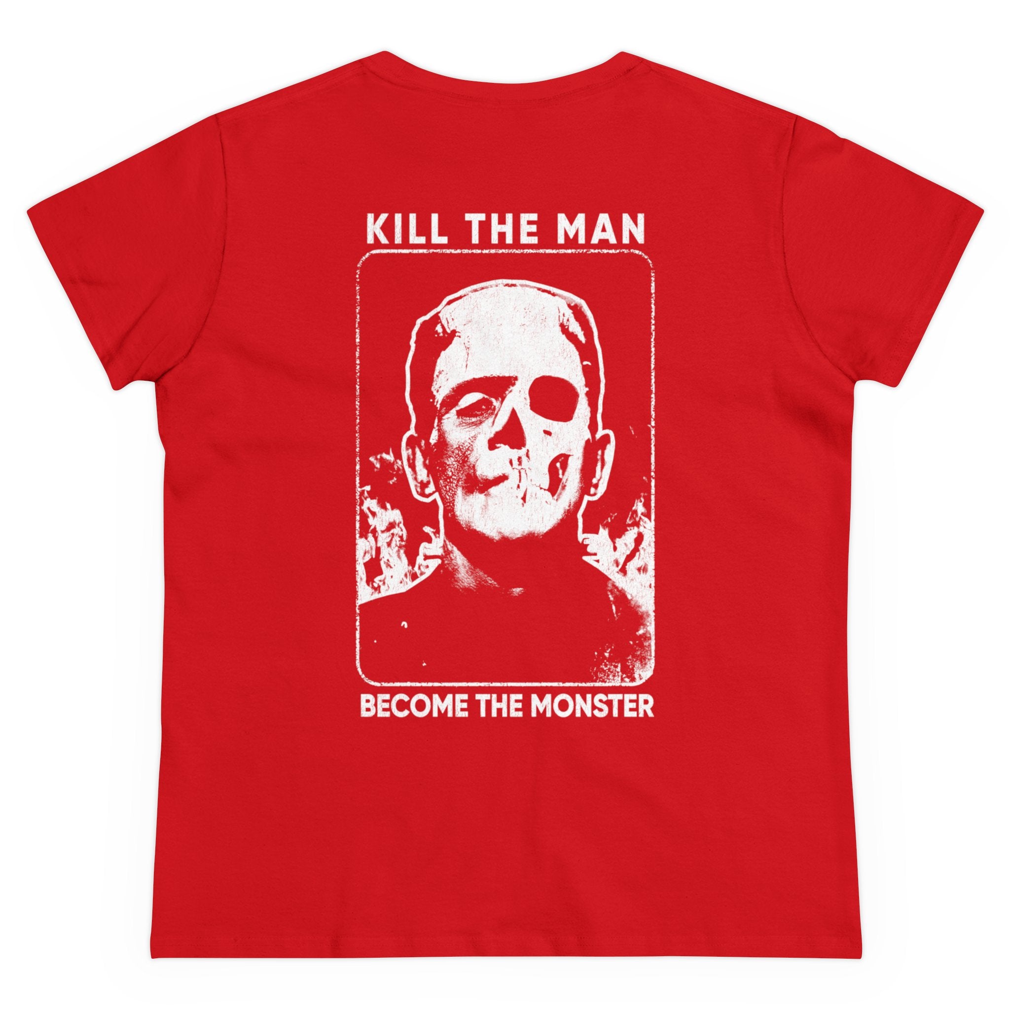 'Become the Monster' Women's Midweight Cotton Tee