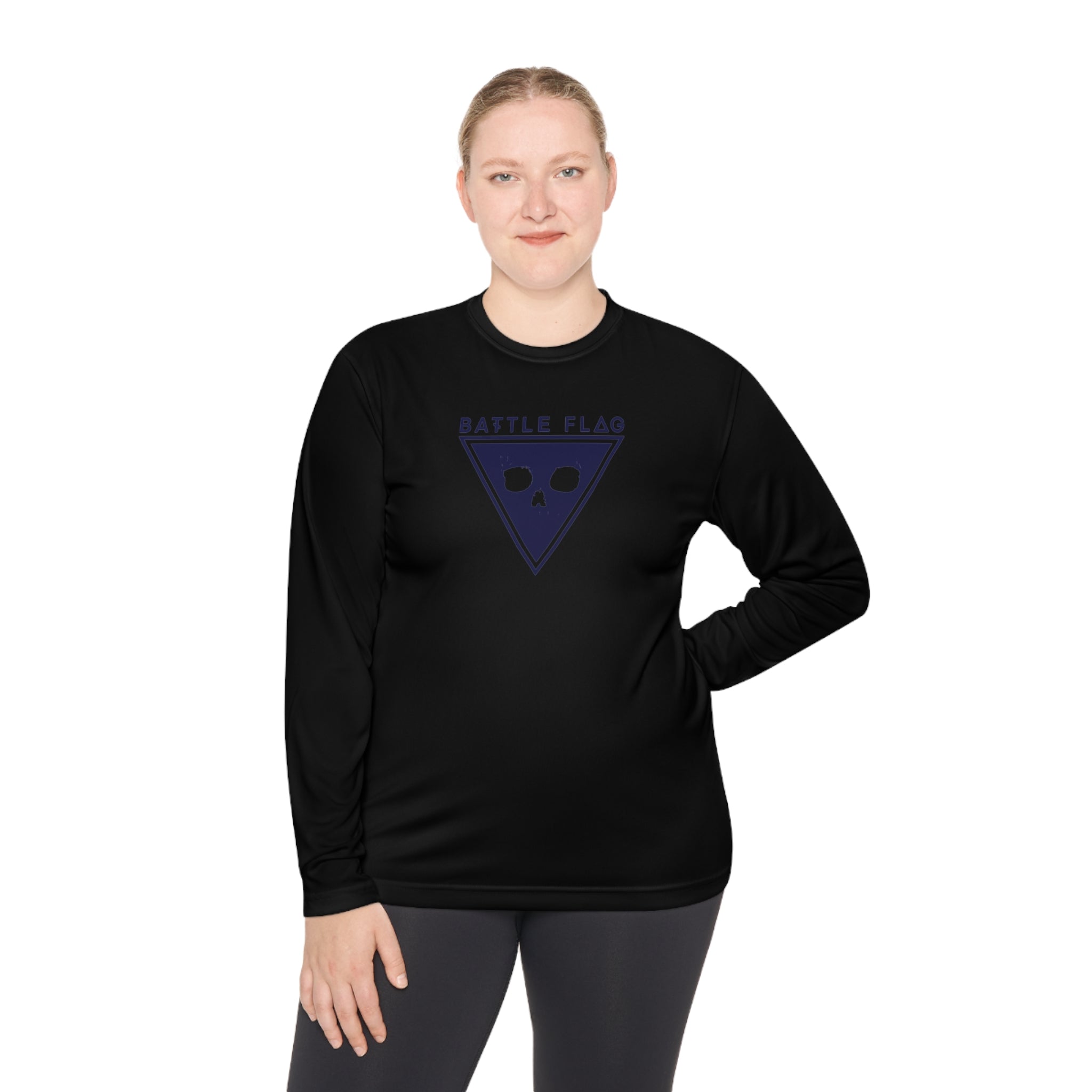 Battle Flag Unisex Lightweight Sport Top - Blue Emblem