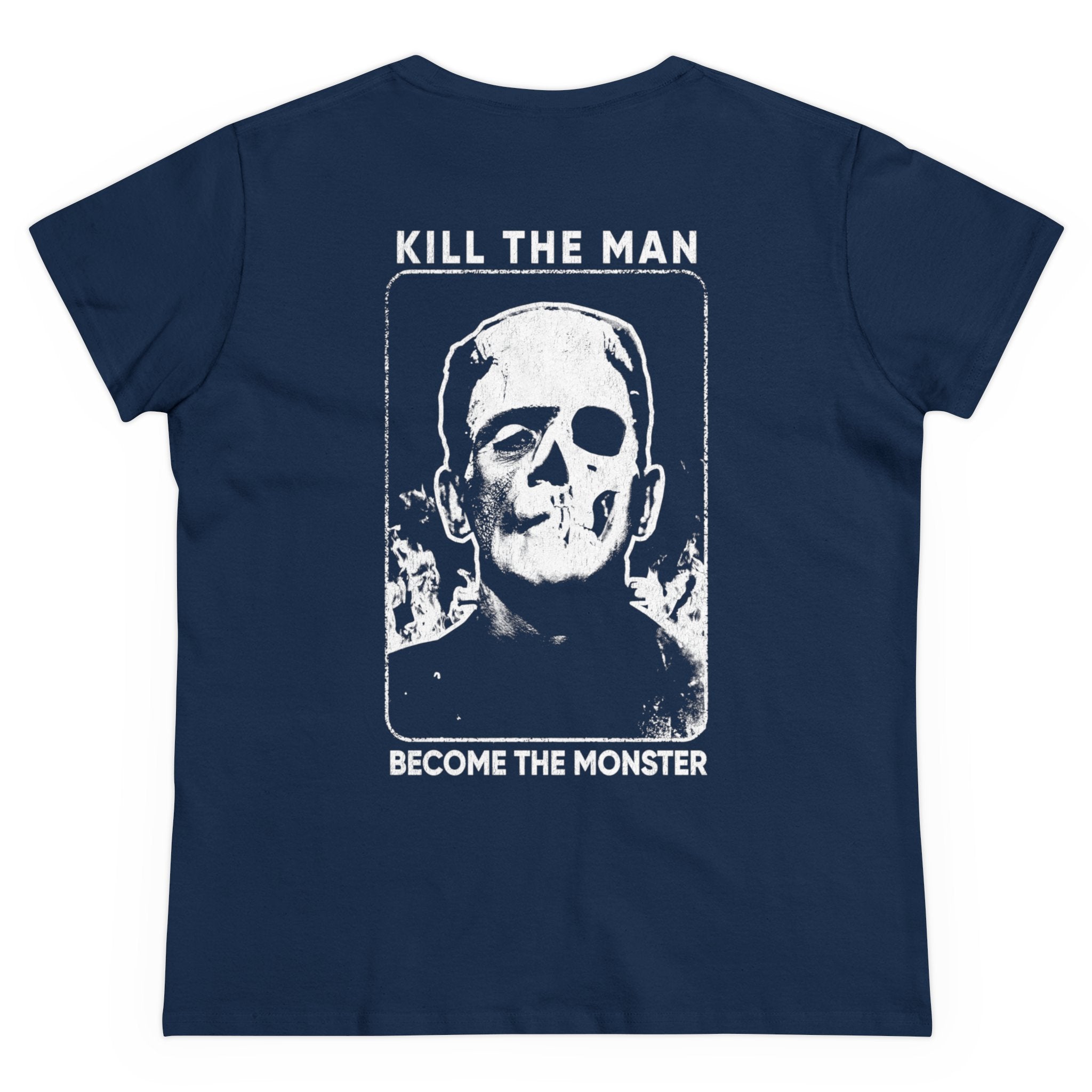 'Become the Monster' Women's Midweight Cotton Tee