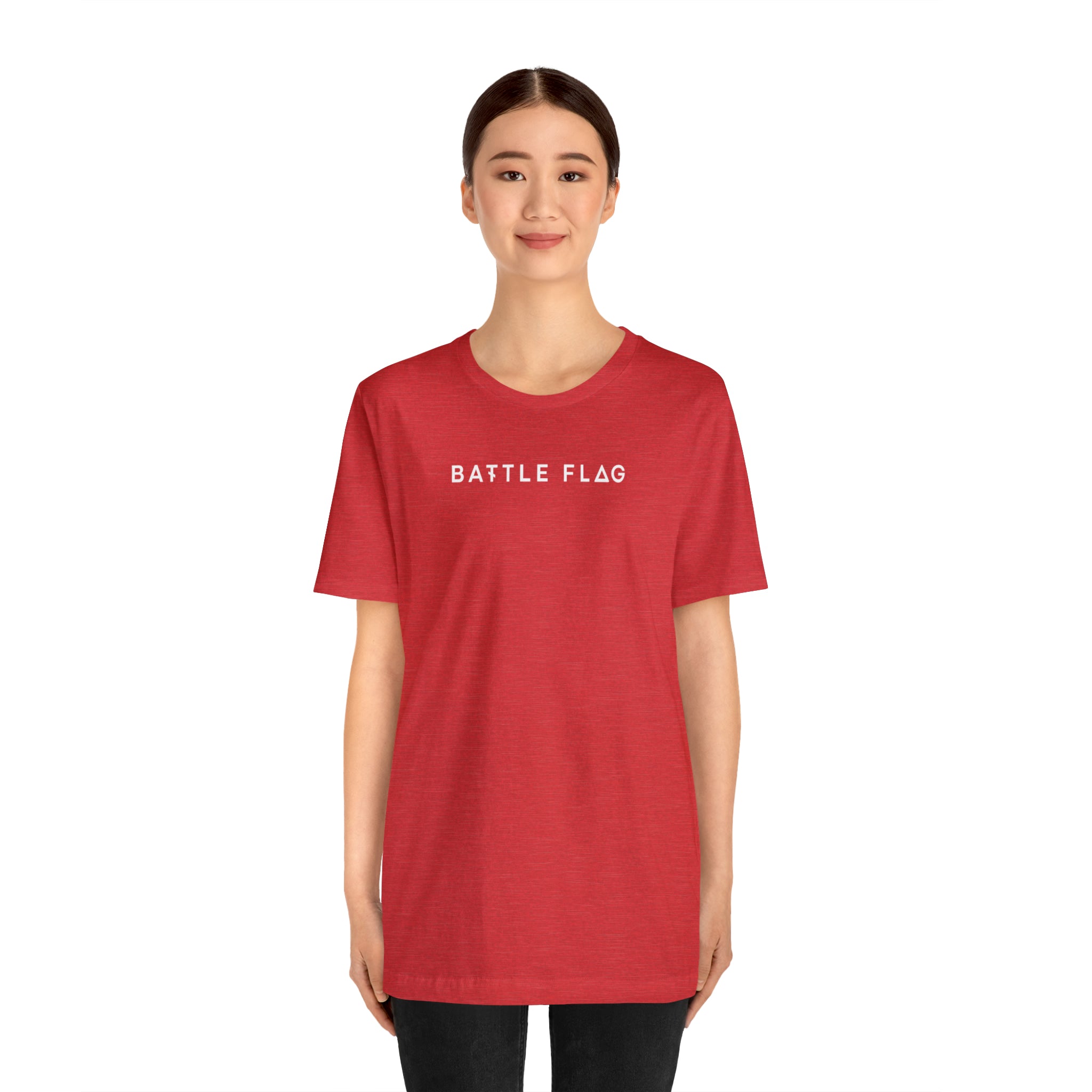 Battle Flag Unisex Tee - Oversized Back Print