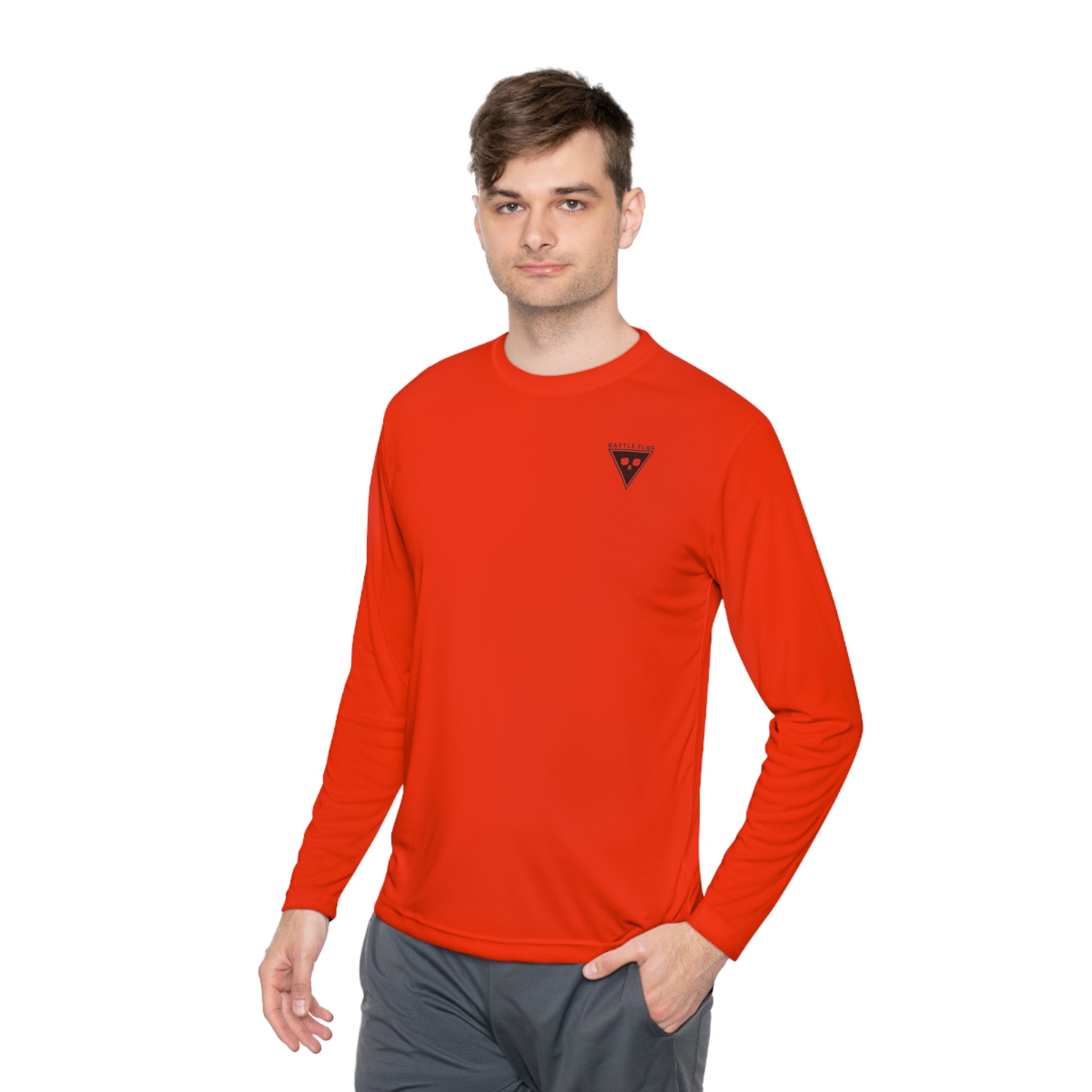 Battle Flag Unisex Lightweight Sport Top - Small Red Emblem