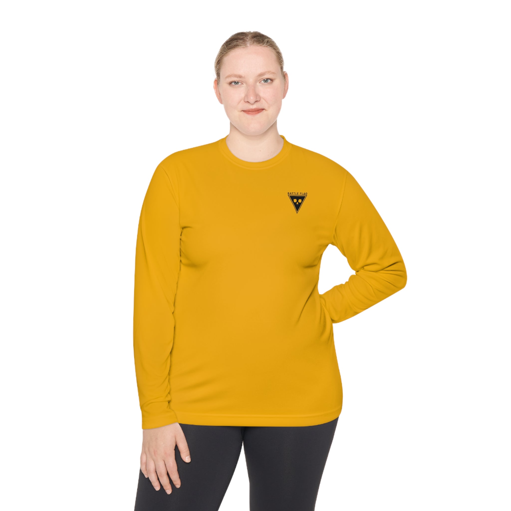 Battle Flag Unisex Lightweight Sport Top - Small Black Emblem