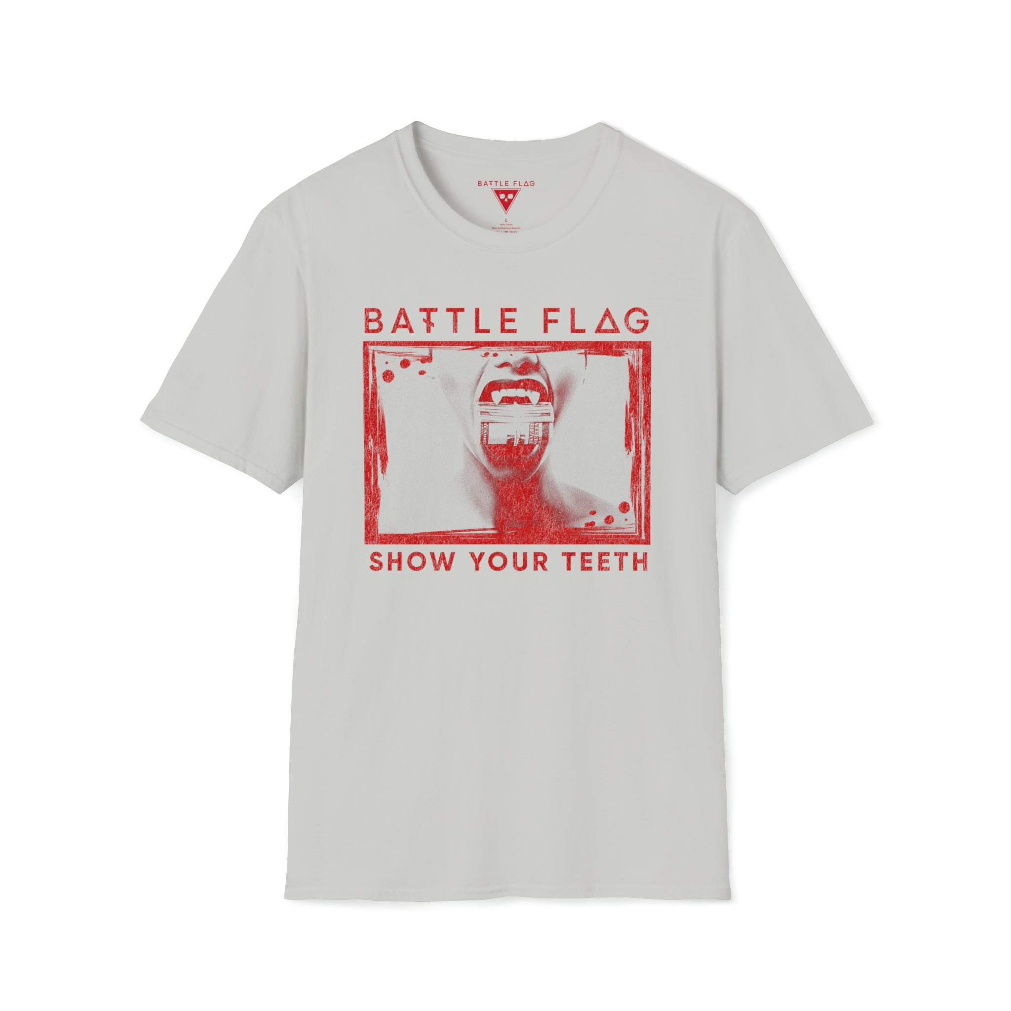 'Show Your Teeth' Unisex Softstyle T-Shirt