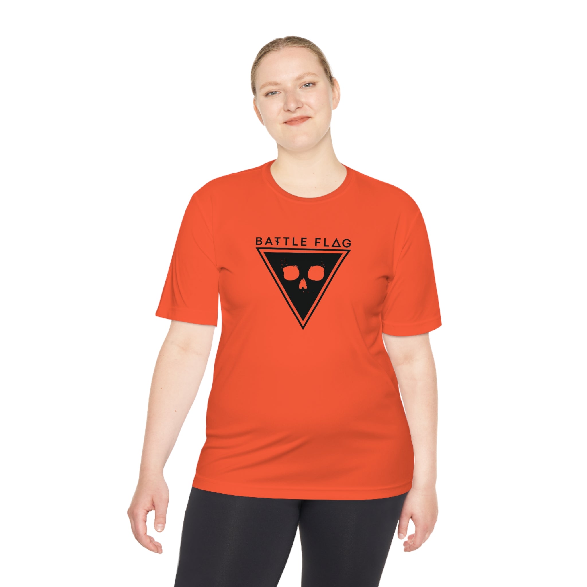 Battle Flag Unisex Moisture Wicking Tee - Black Emblem