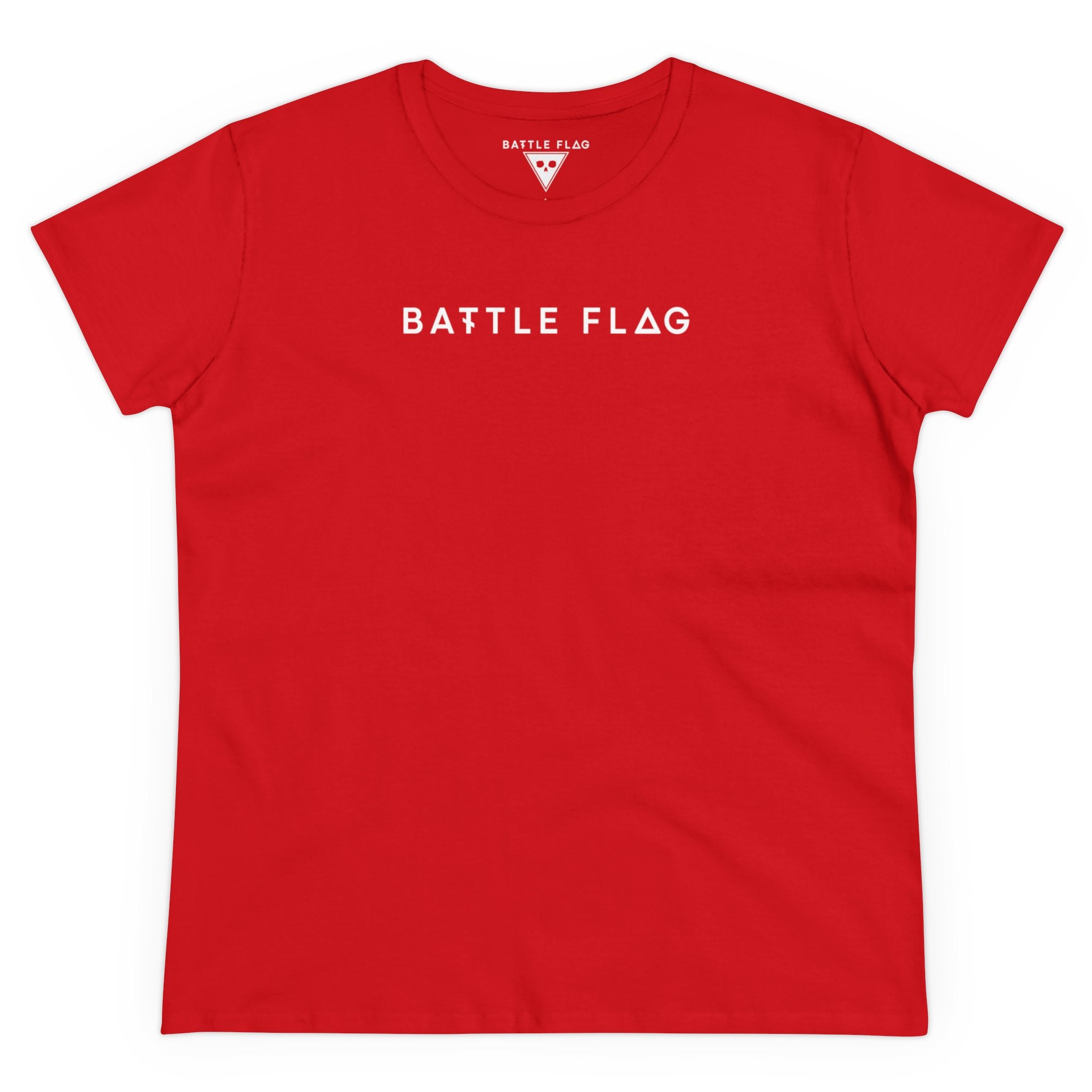 Battle Flag Women's Midweight Cotton Tee