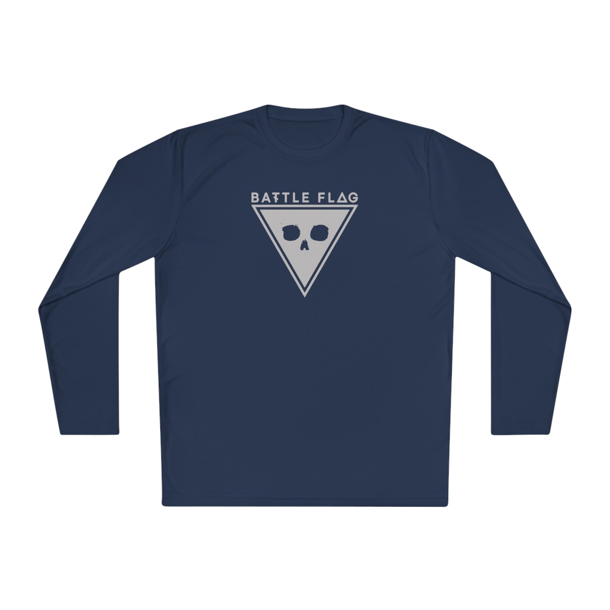 Battle Flag Unisex Lightweight Sport Top - Light Grey Emblem