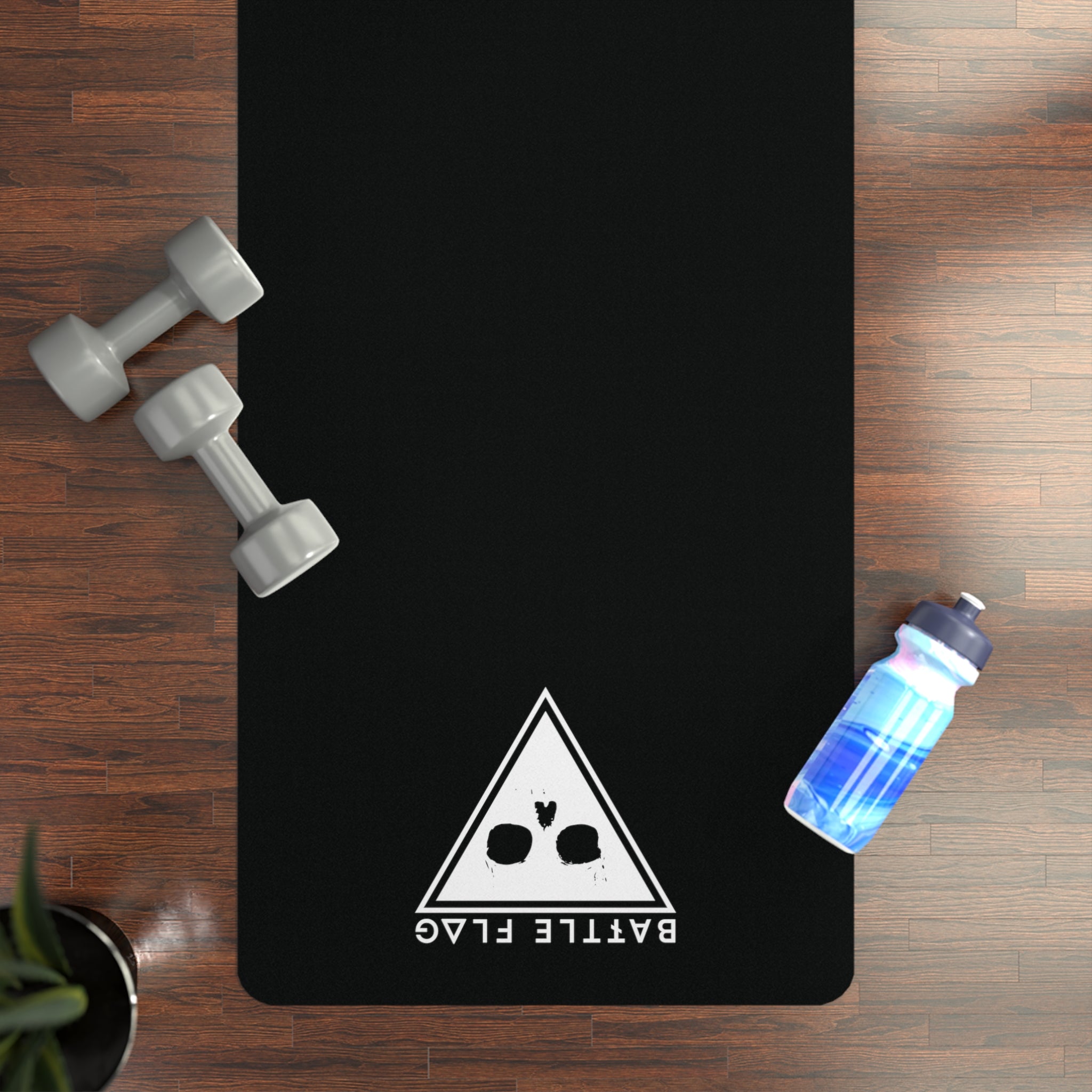 Battle Flag Rubber Yoga Mat