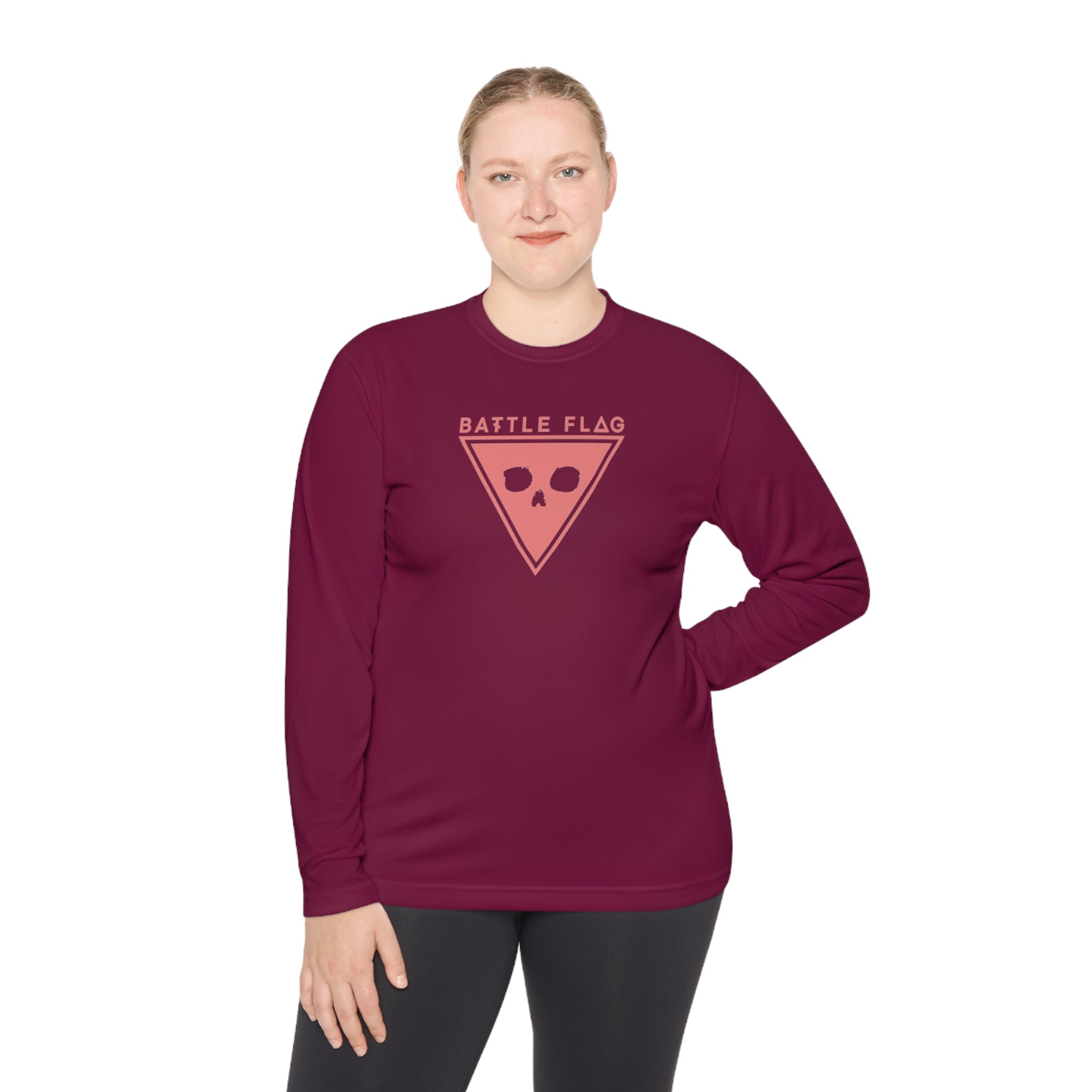 Battle Flag Unisex Lightweight Sport Top - Pink Emblem
