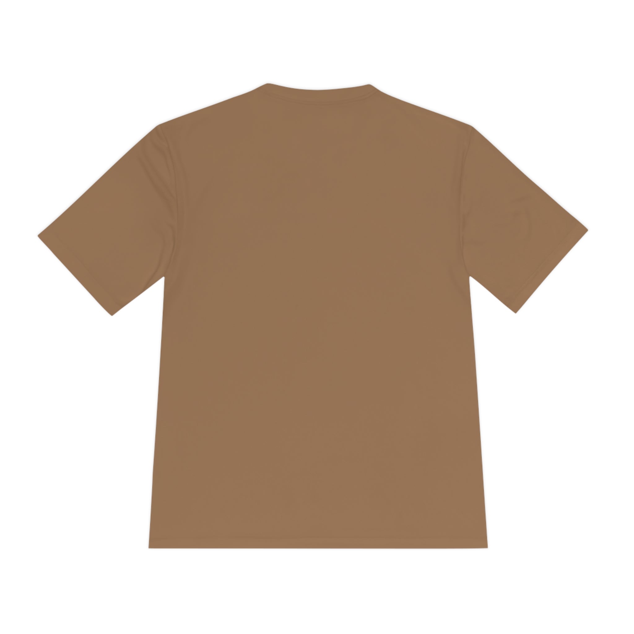 Battle Flag Unisex Moisture Wicking Tee - Small Brown Emblem