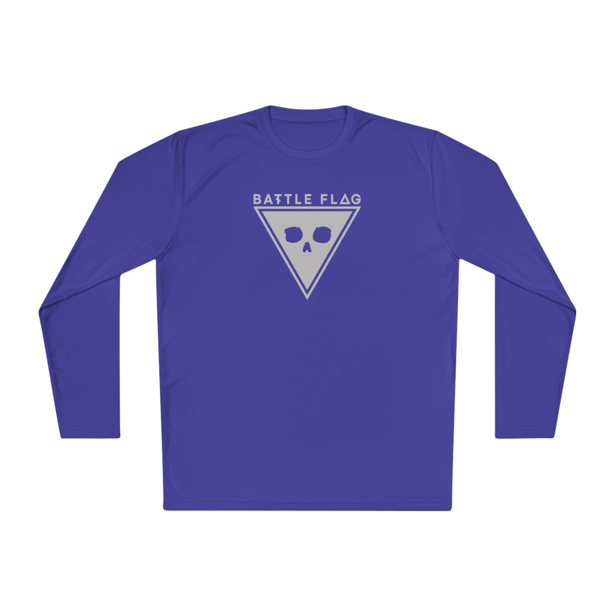 Battle Flag Unisex Lightweight Sport Top - Light Grey Emblem