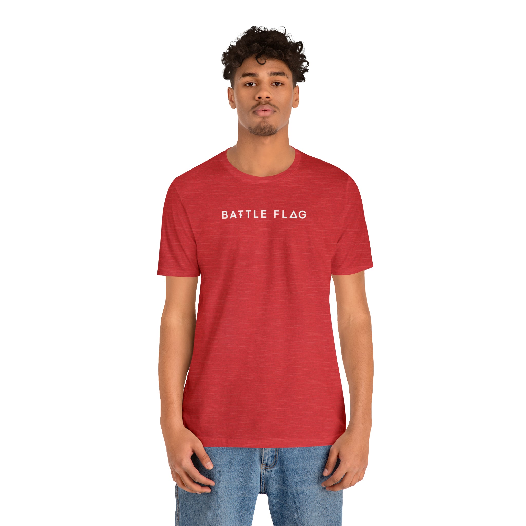 Battle Flag Unisex Tee - Oversized Back Print