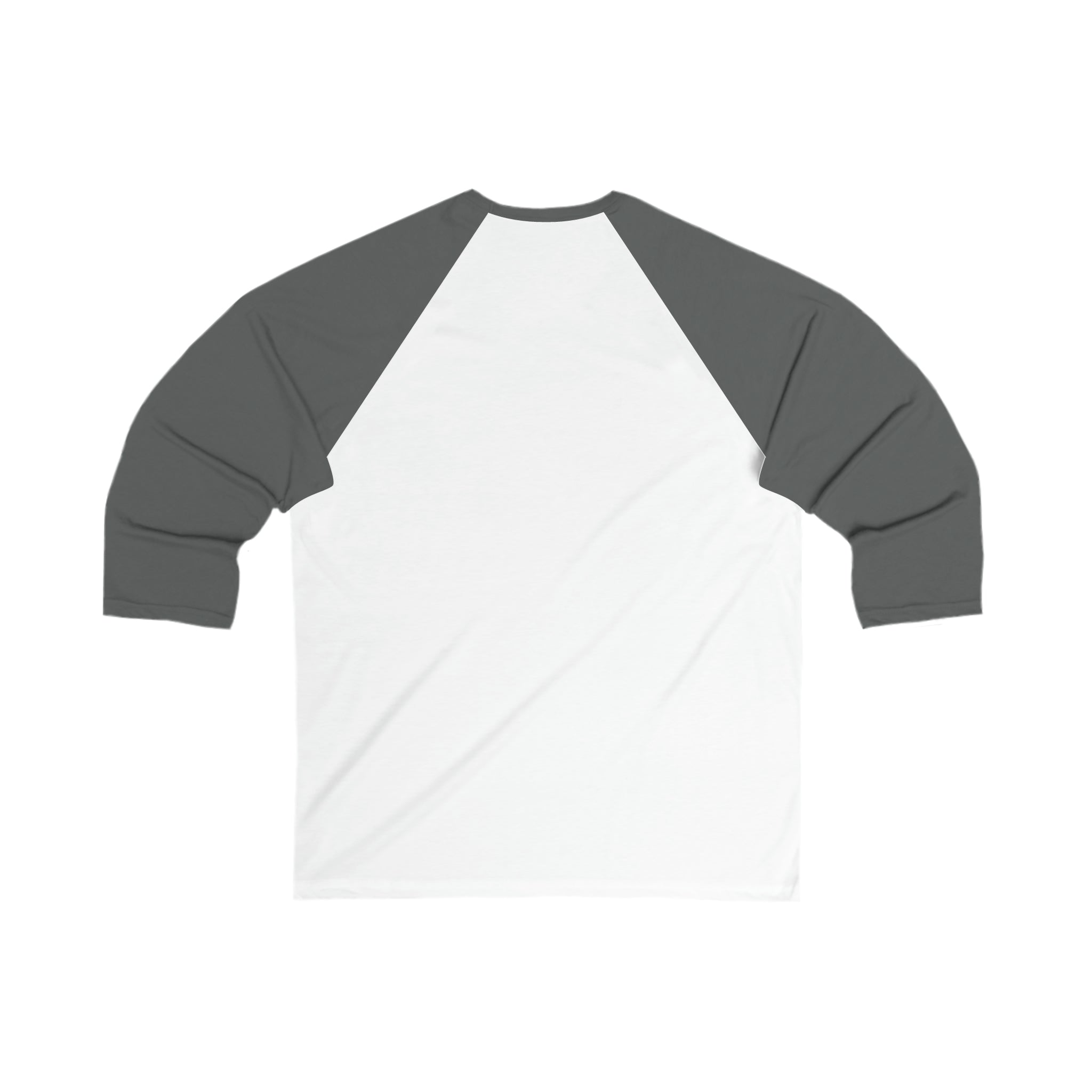 Battle Flag Unisex 3\4 Sleeve Baseball Tee - Grey Emblem