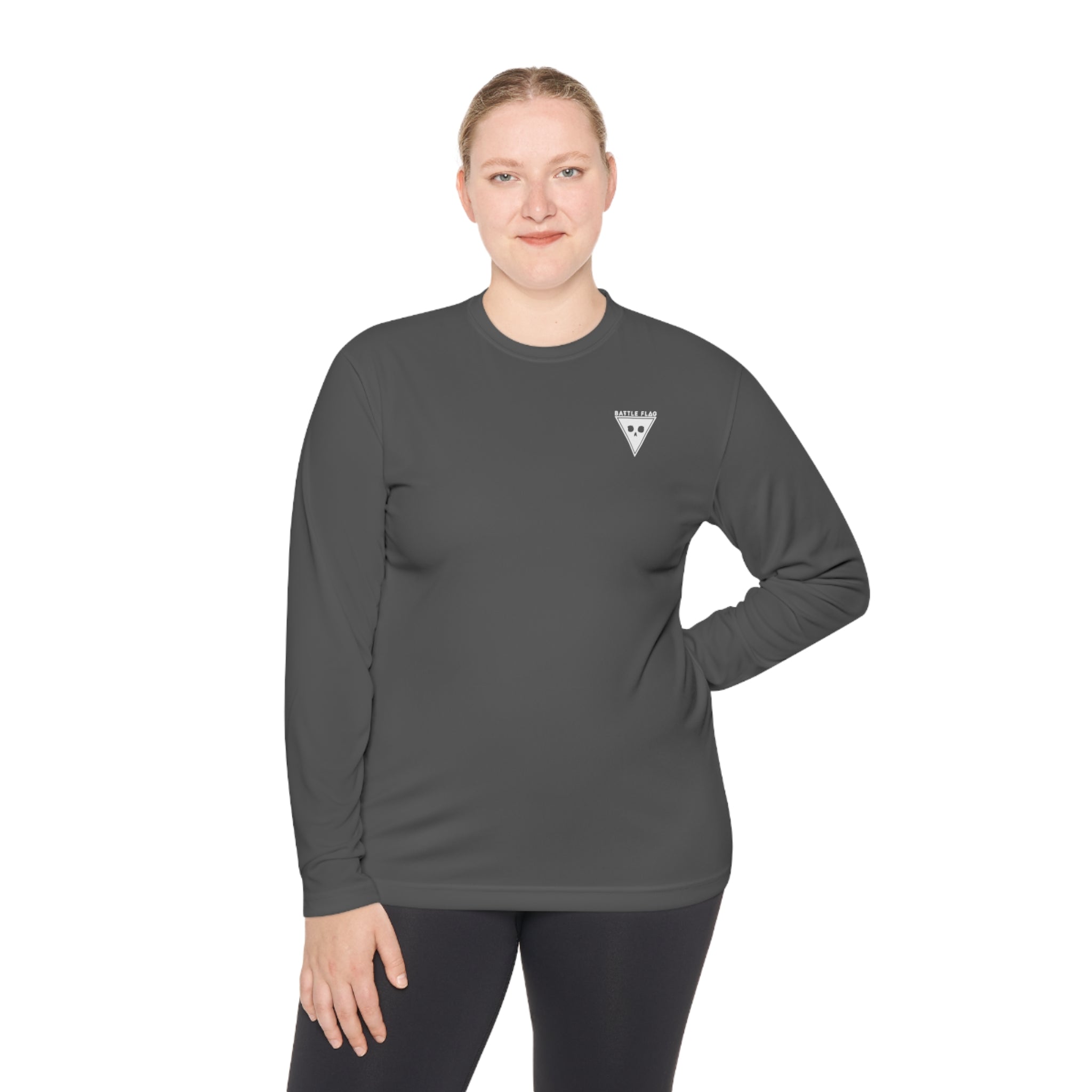 Battle Flag Unisex Lightweight Sport Top - Small White Emblem