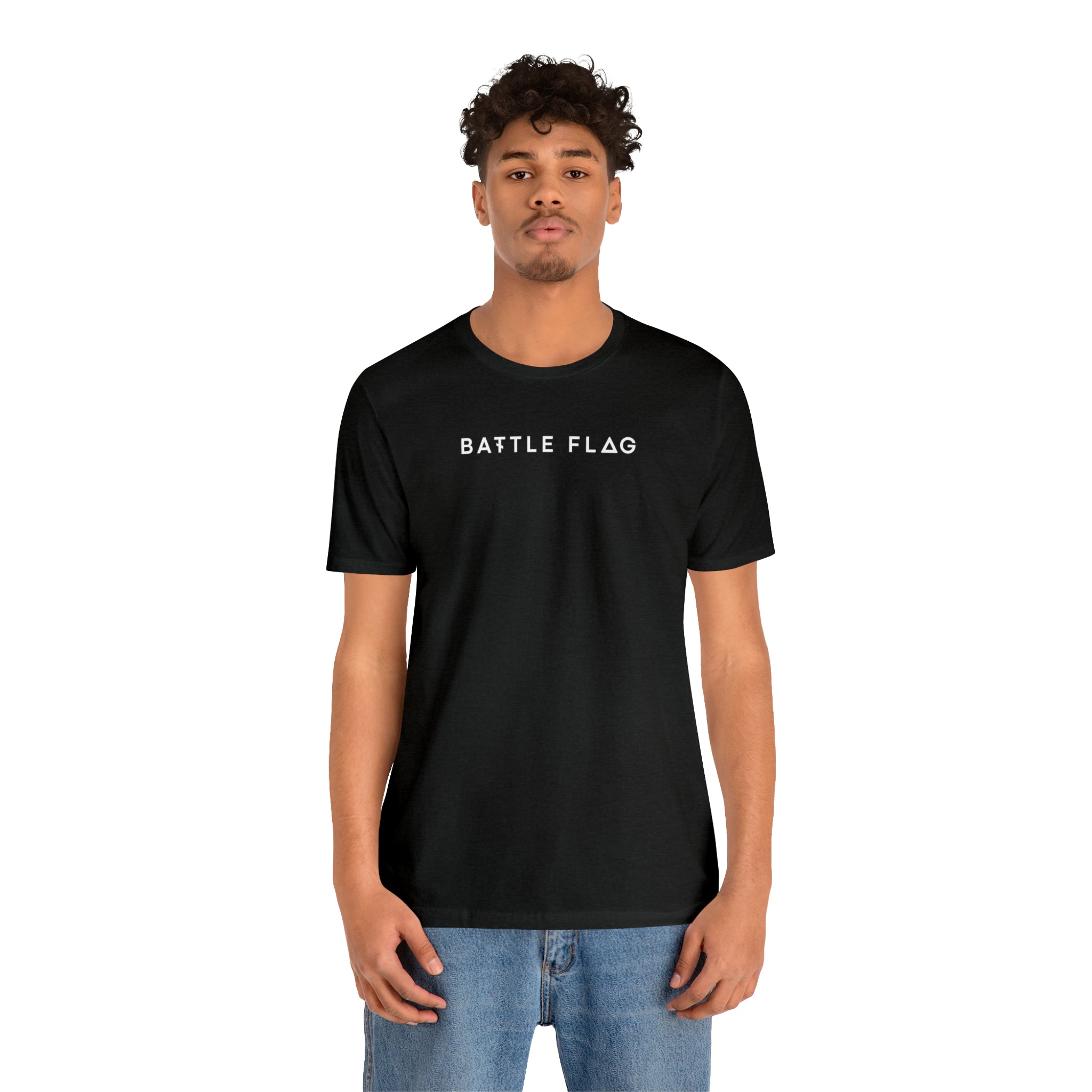 Battle Flag Unisex Tee - Oversized Back Print
