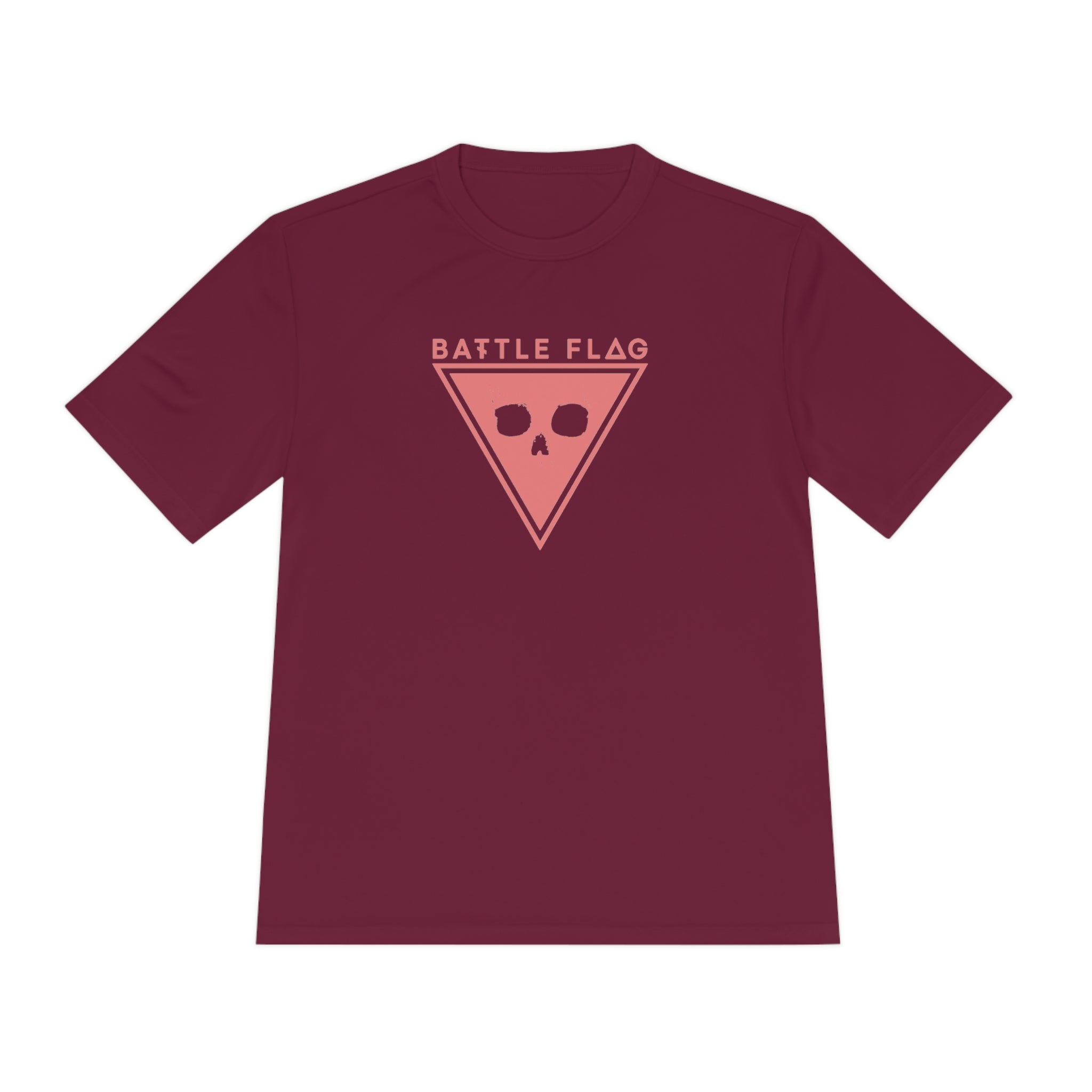 Battle Flag Unisex Moisture Wicking Tee - Pink Emblem