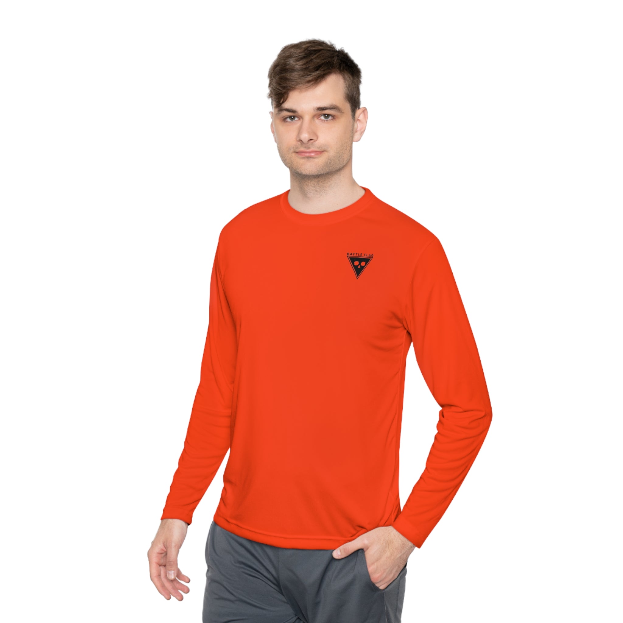 Battle Flag Unisex Lightweight Sport Top - Small Black Emblem