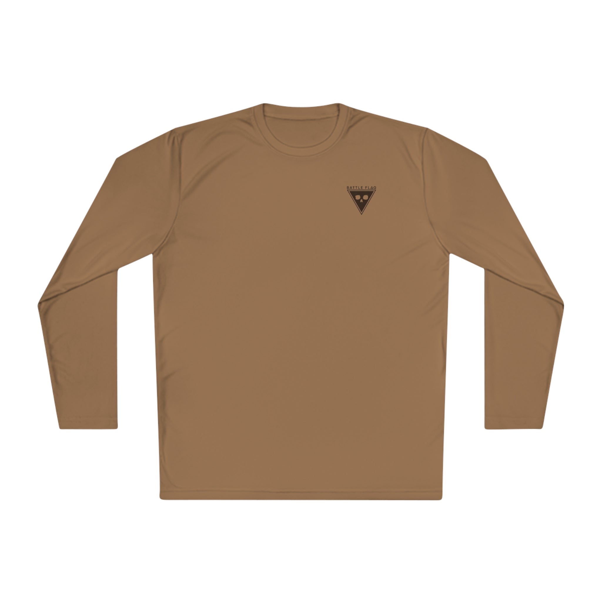 Battle Flag Unisex Lightweight Sport Top - Small Brown Emblem