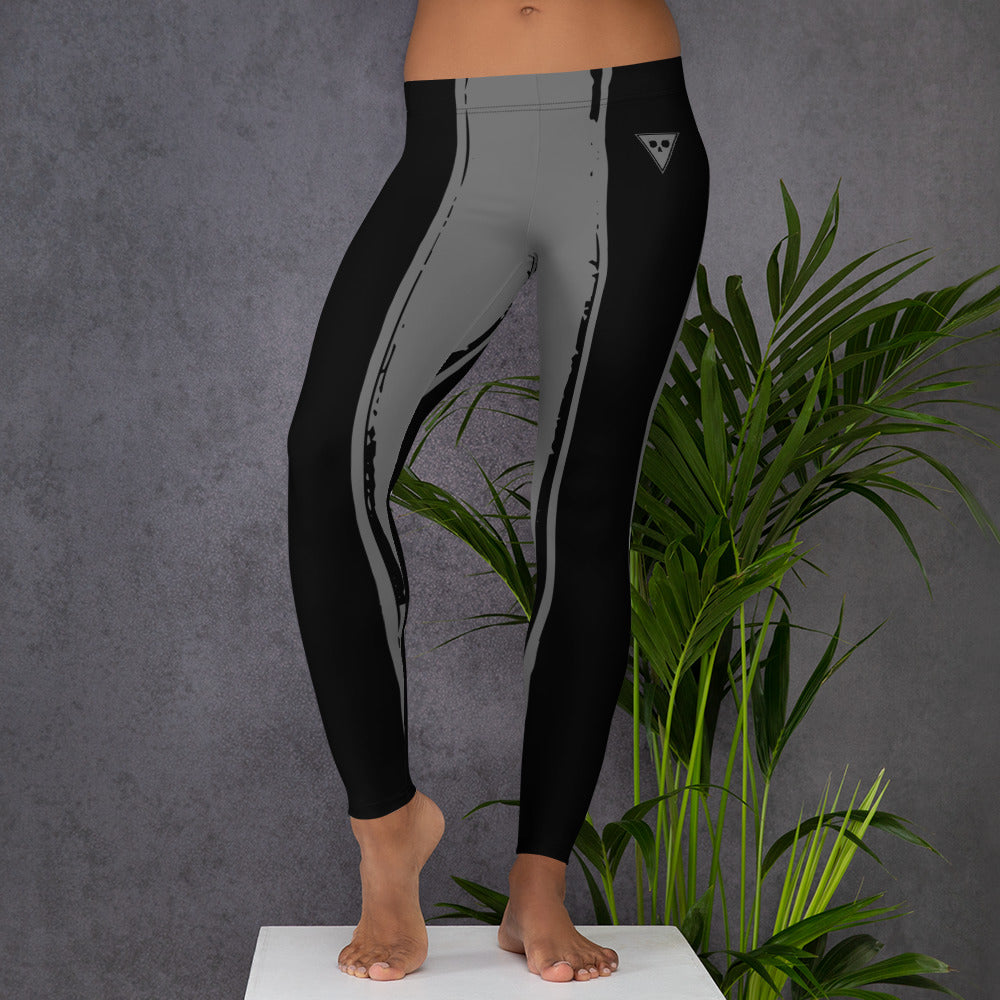 Striped Grunge Leggings