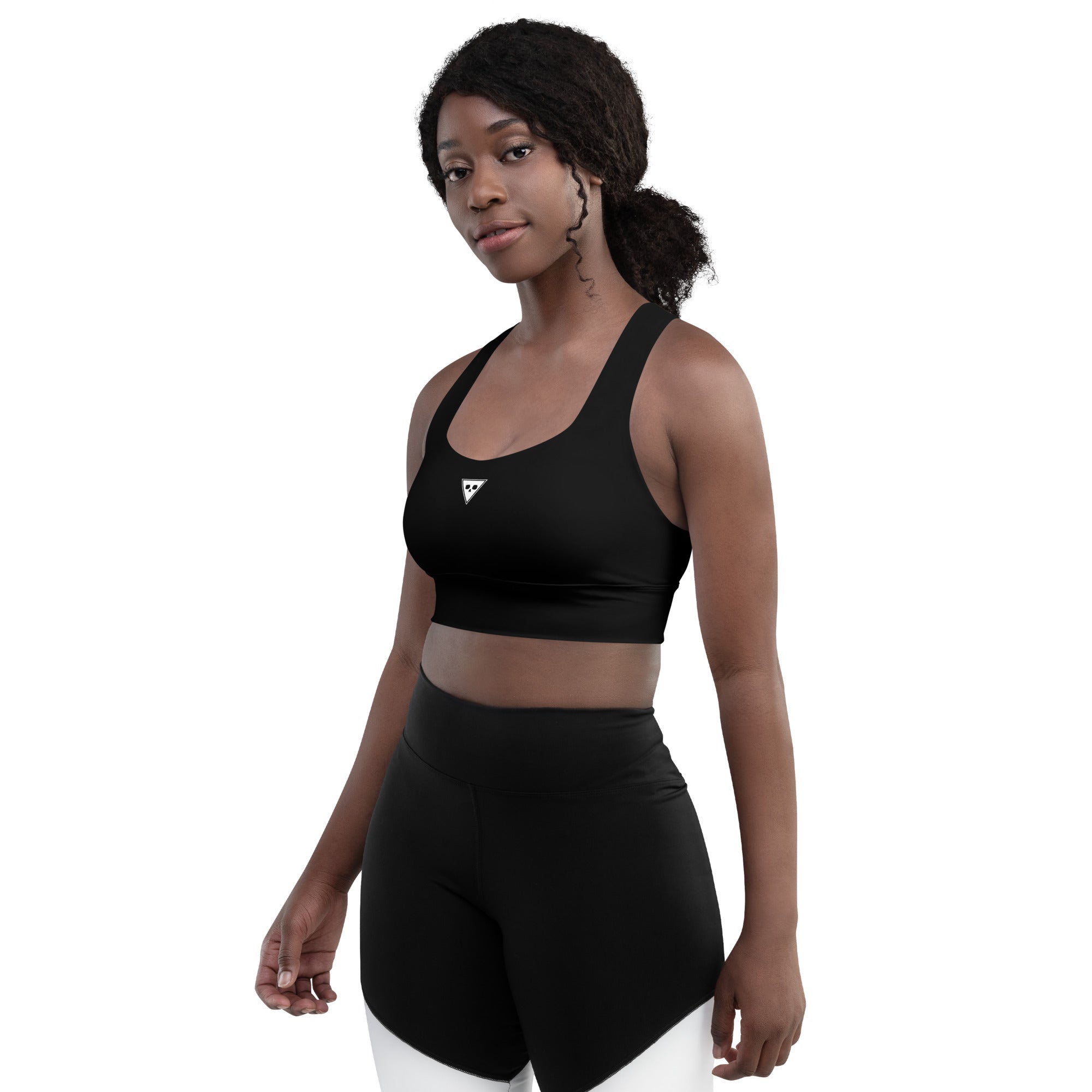 Core Longline Sports Bra - Black