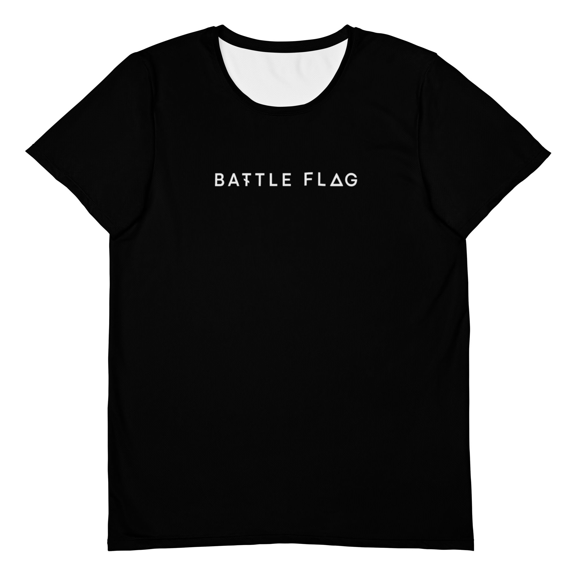 Logo Print Men's Athletic Compression T-shirt