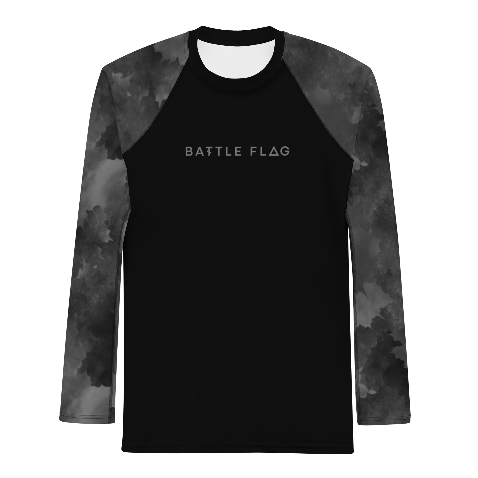 Grey Leaves Men's Rash Guard