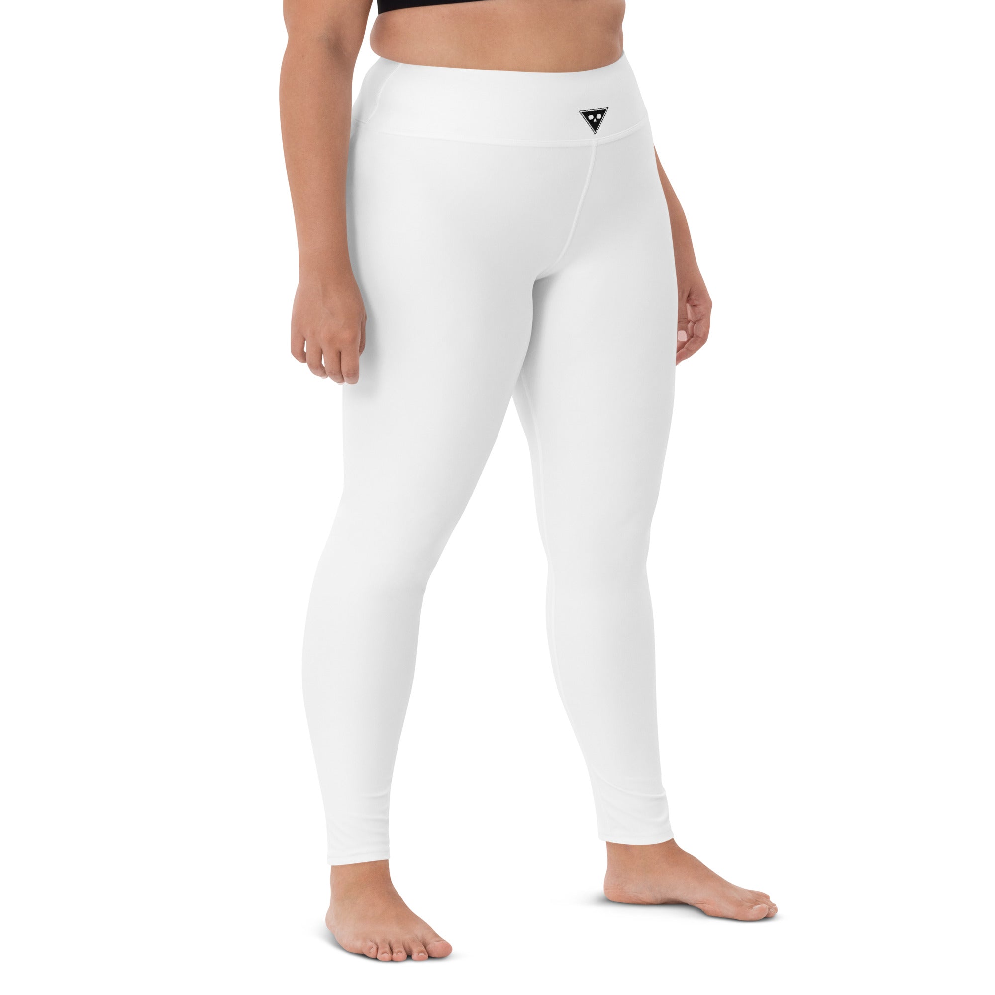 Battle Flag Yoga Leggings - White