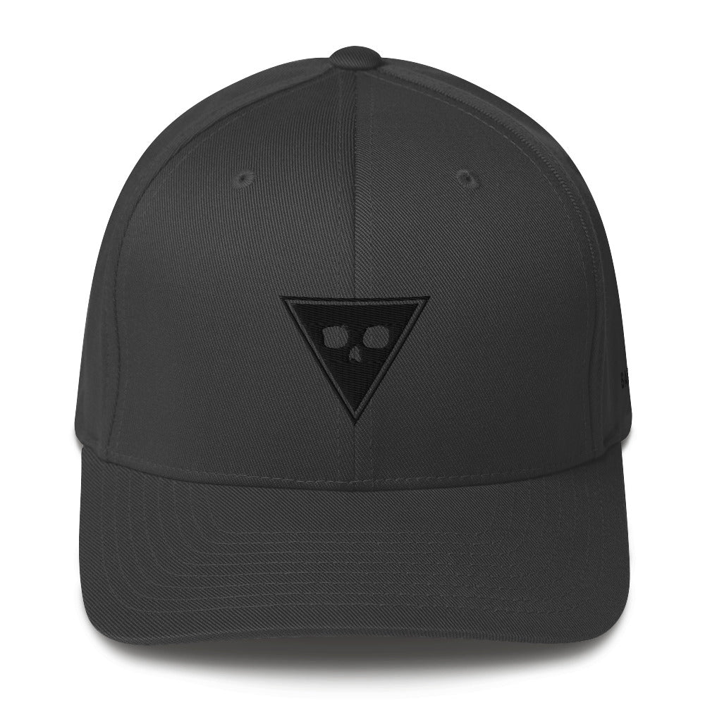 Core Structured Twill Cap - Black Embroidered Emblem